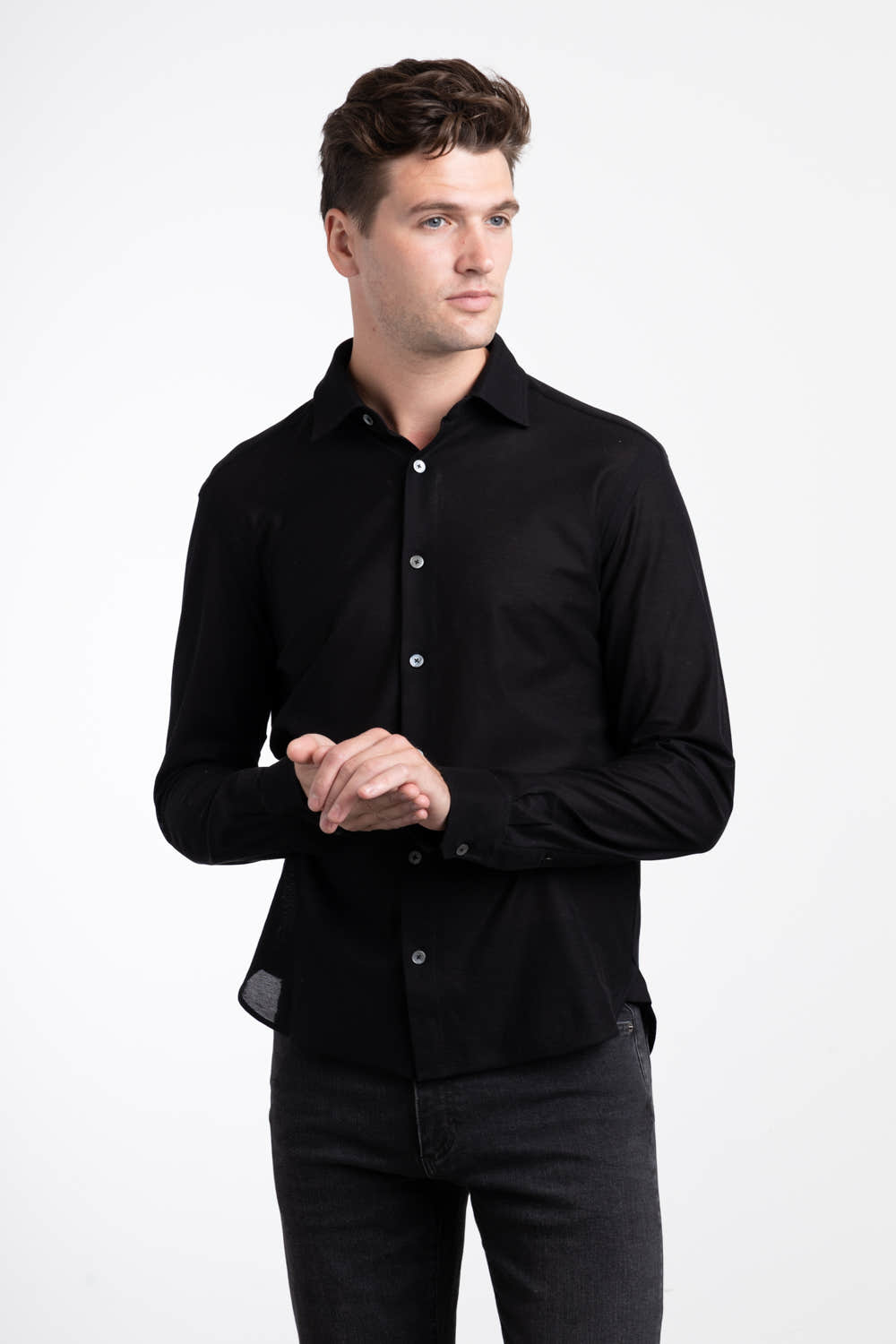 Soft Jersey Pique Shirt