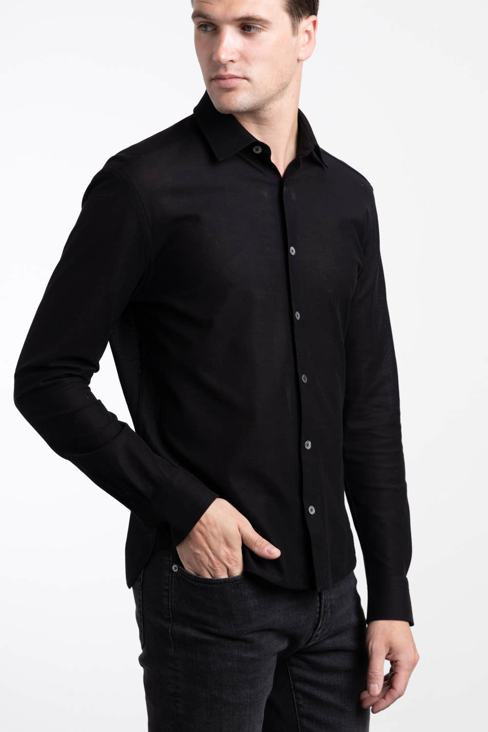 Soft Jersey Pique Shirt