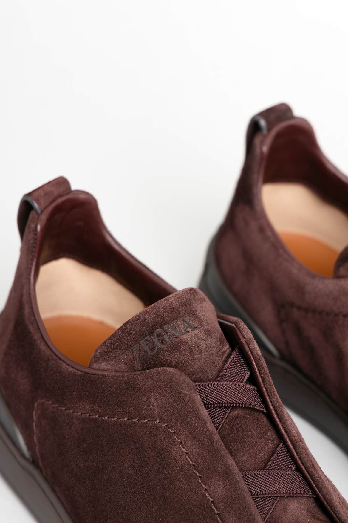 Burgundy Triple Stitch Sneakers