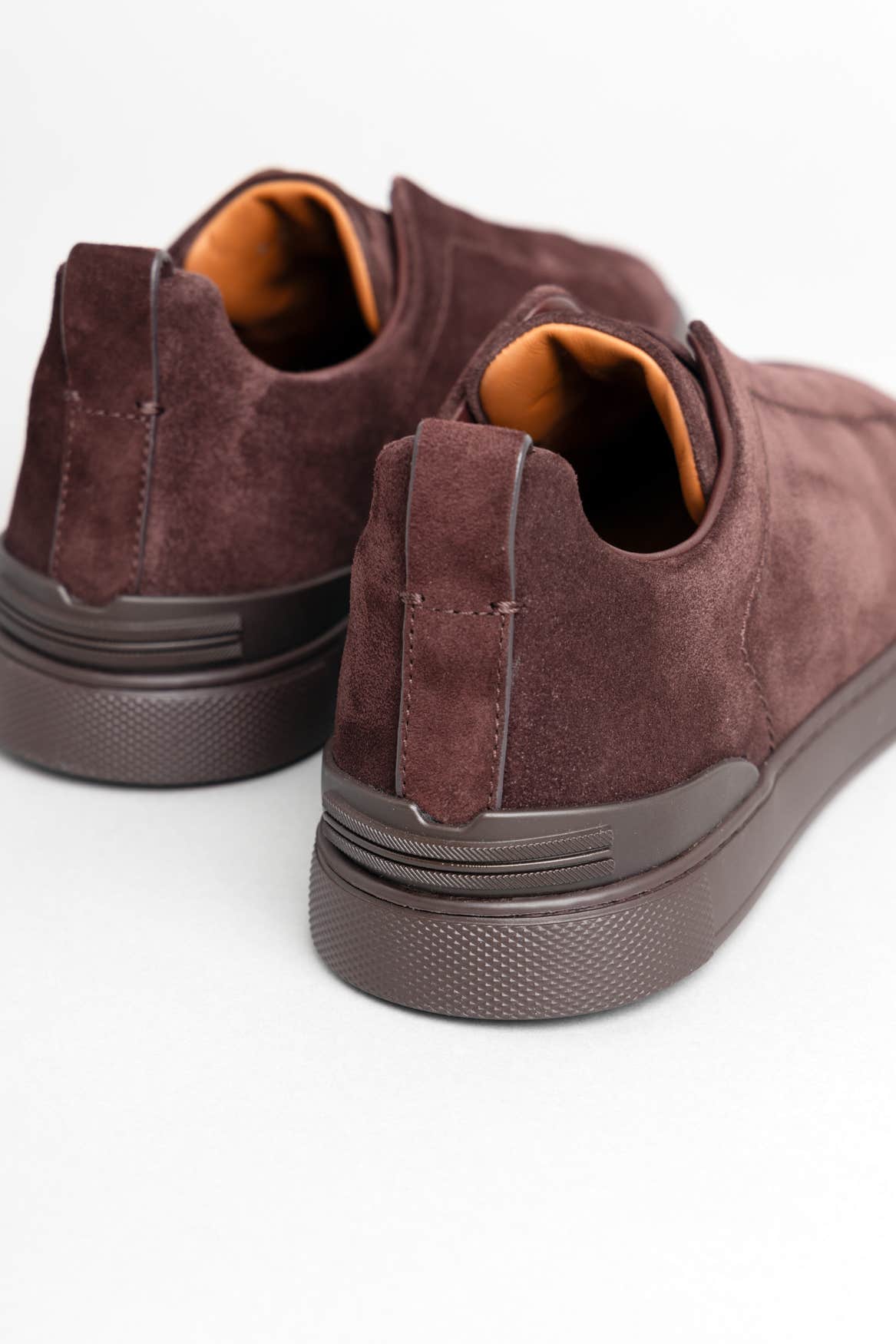 Burgundy Triple Stitch Sneakers