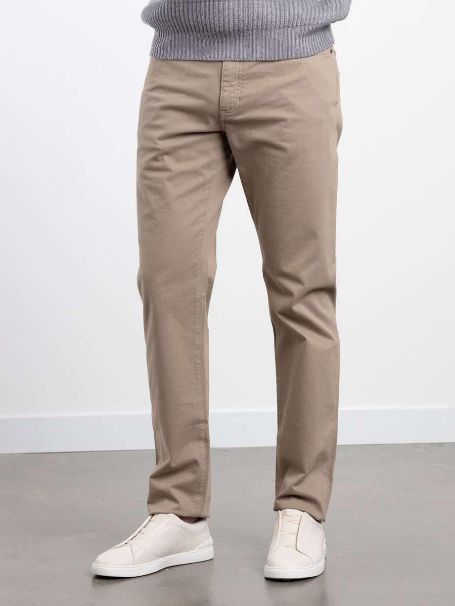 Khaki 5-Pocket City Fit Jeans