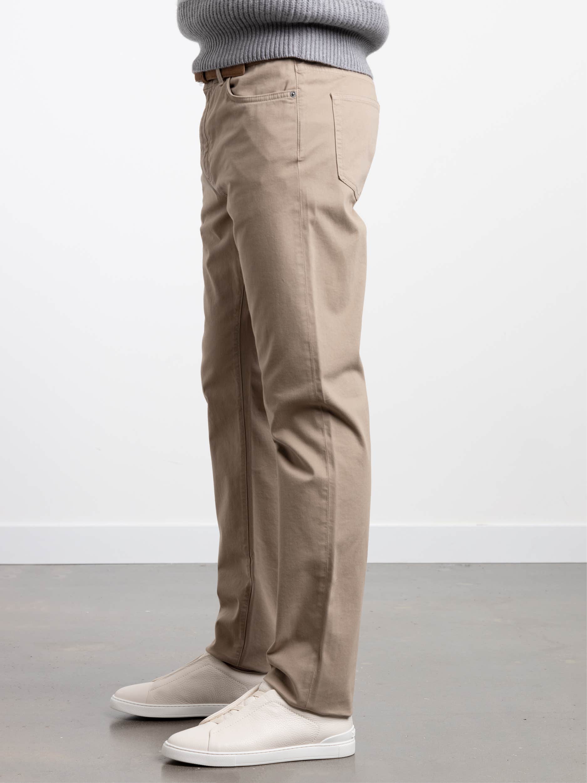 Khaki 5-Pocket City Fit Jeans