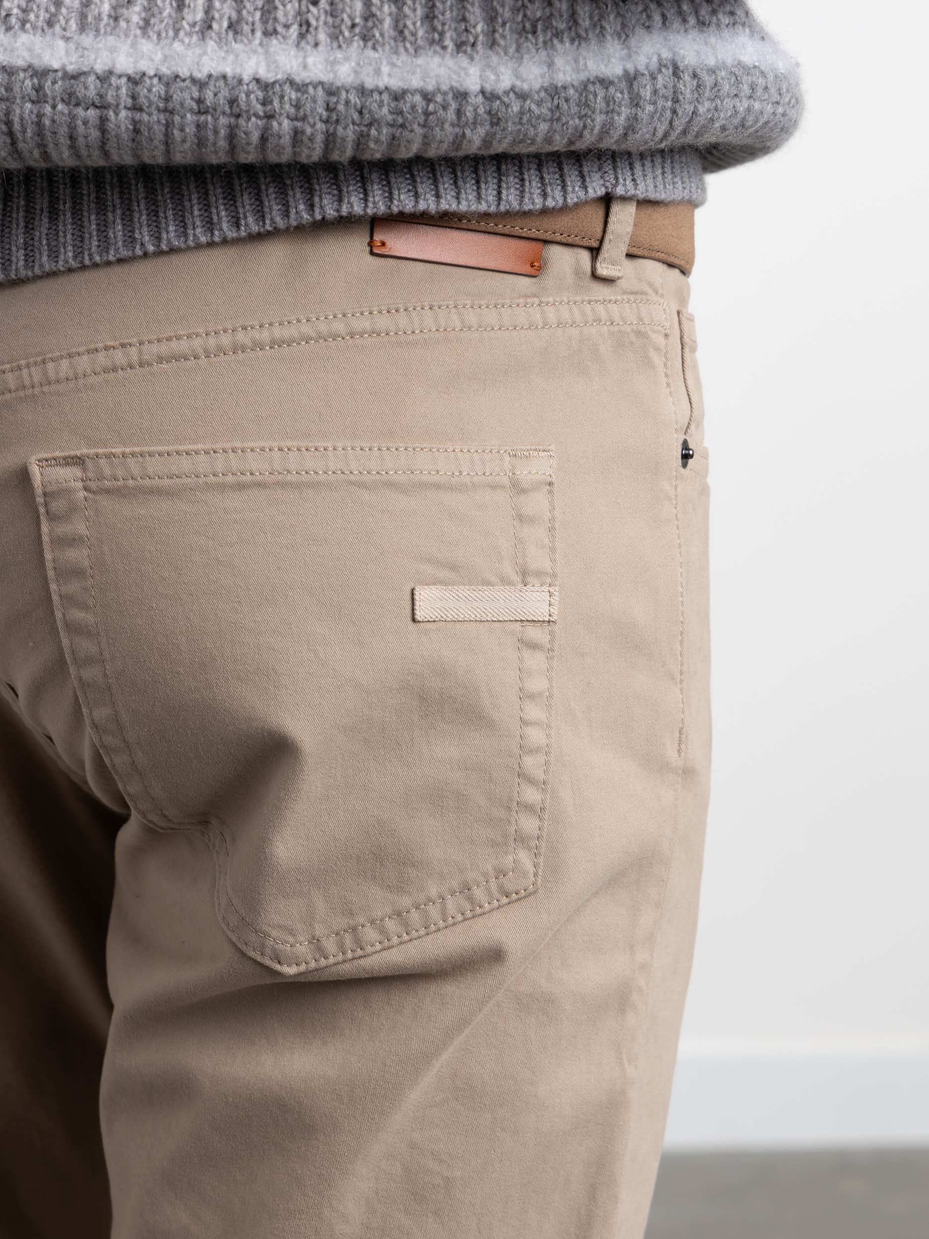 Khaki 5-Pocket City Fit Jeans