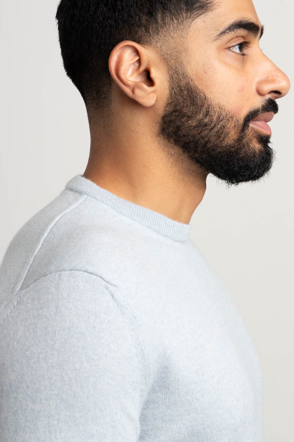 Light Blue Oasi Cashmere Crewneck
