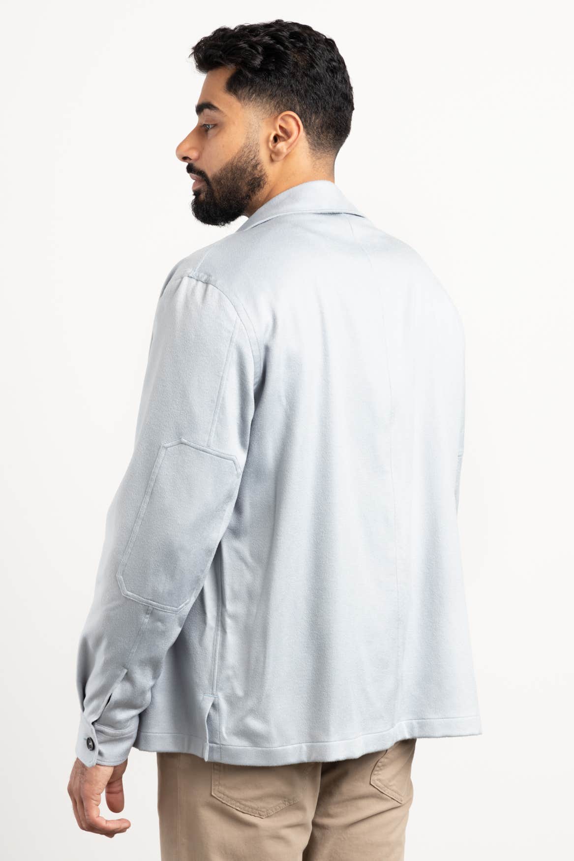 Light Blue Oasi Cashmere Overshirt