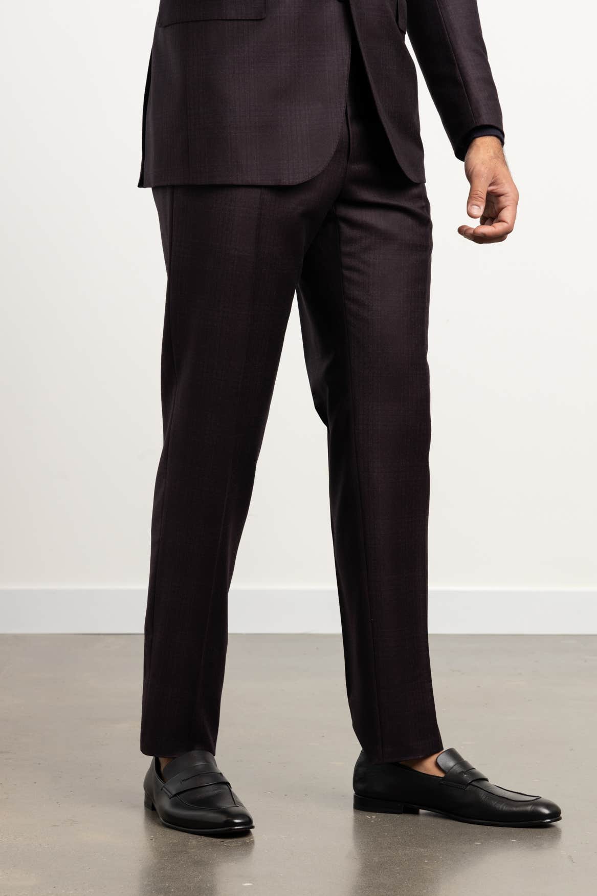 Trofeo Wool Burgundy Suit