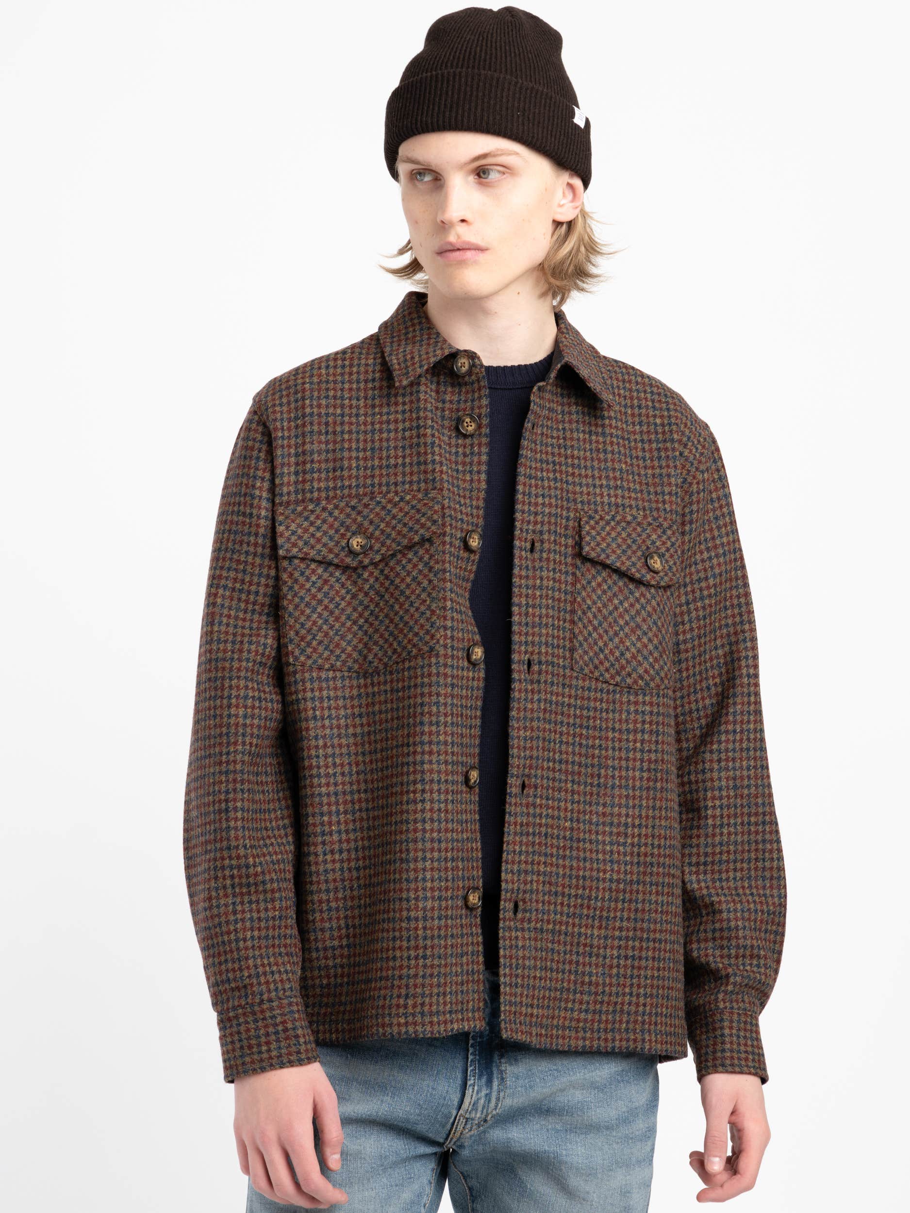 Brown Check Valle Overshirt