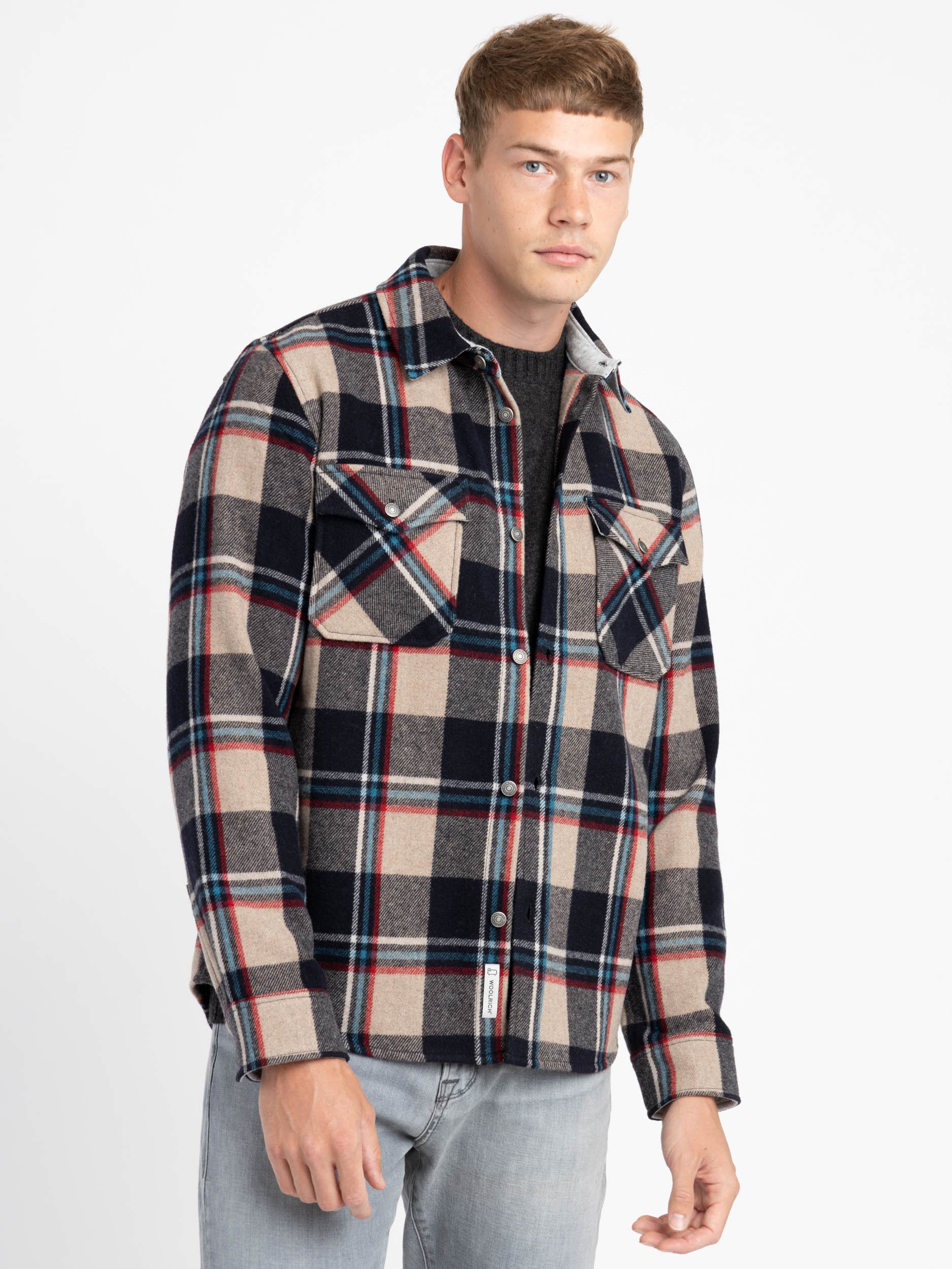Sand Alaskan Melton Overshirt