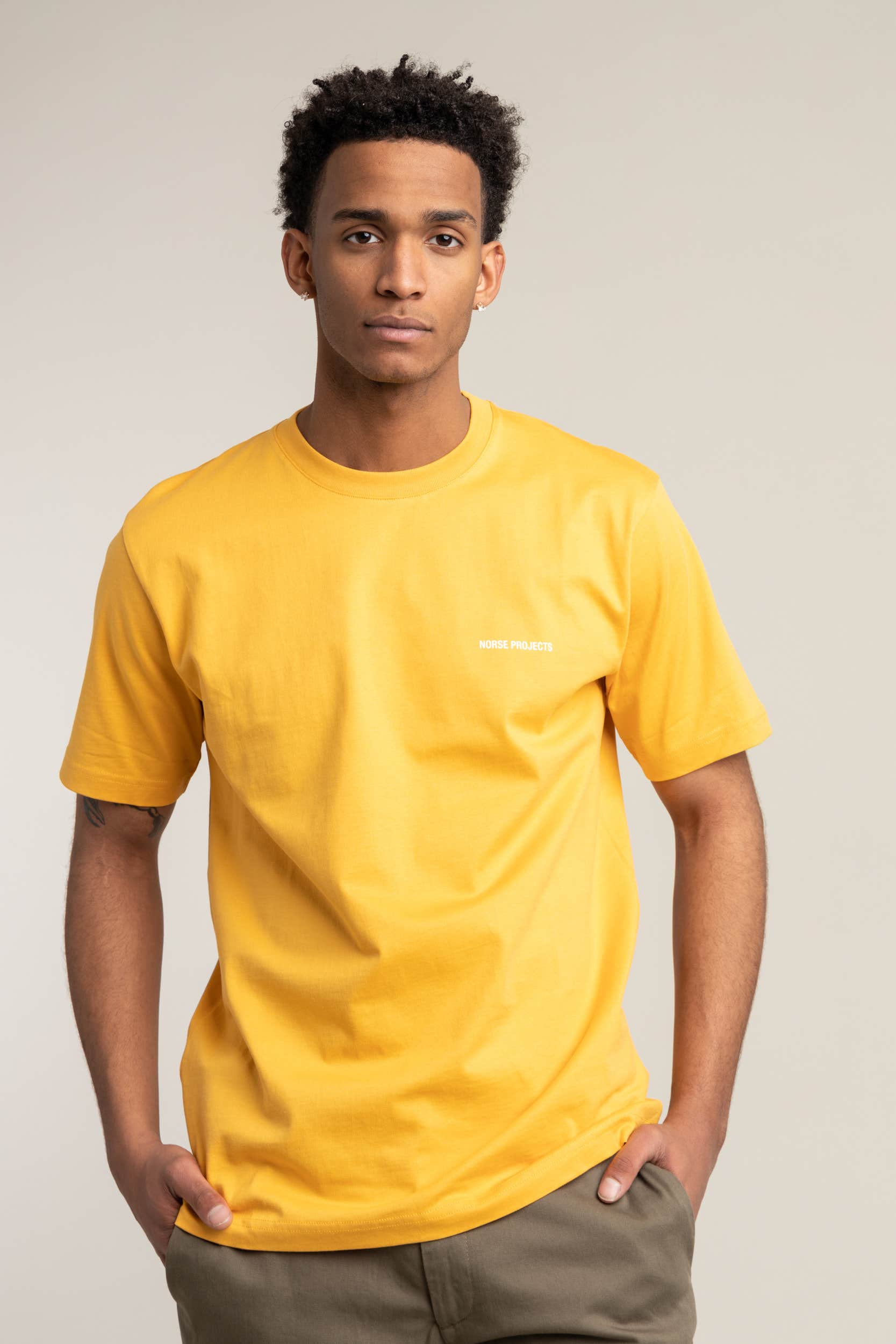 Yellow Johannes Standard Logo Tee
