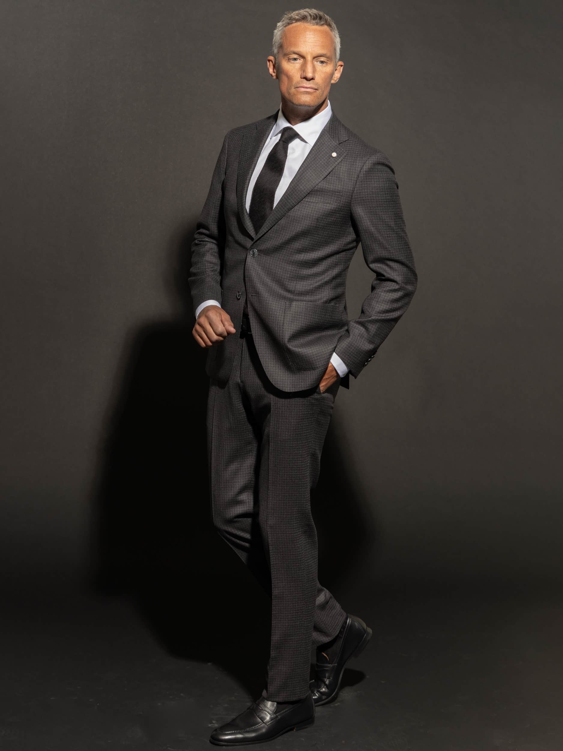 Black Check Wool Dream Suit