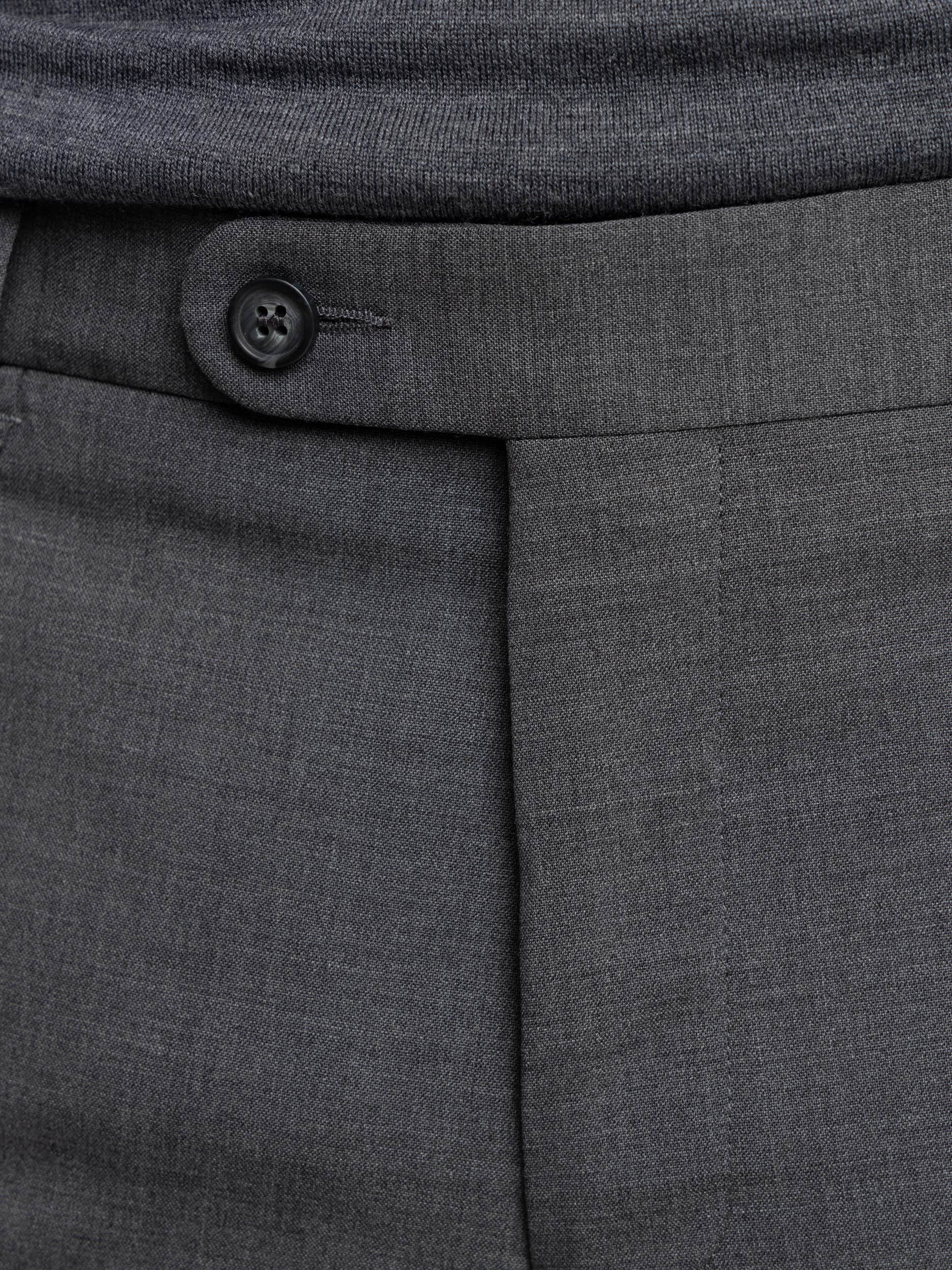 Grey Wool Dress Pants