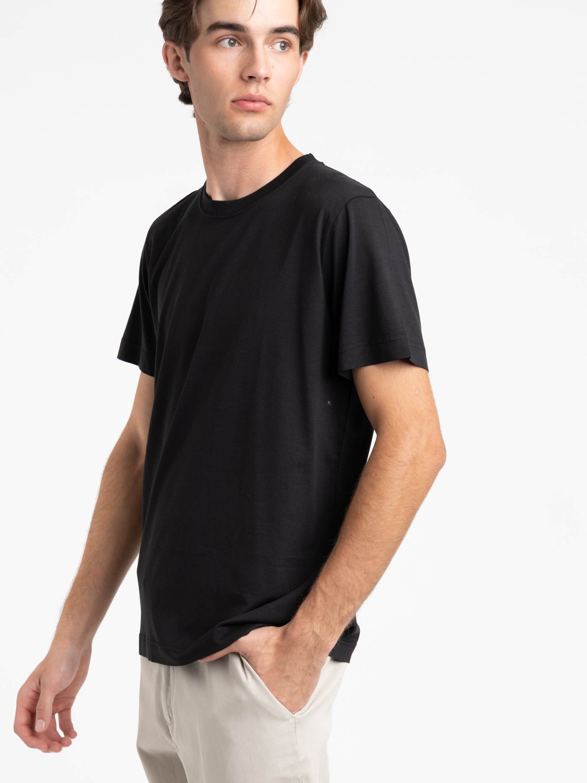Black Midweight T-Shirt