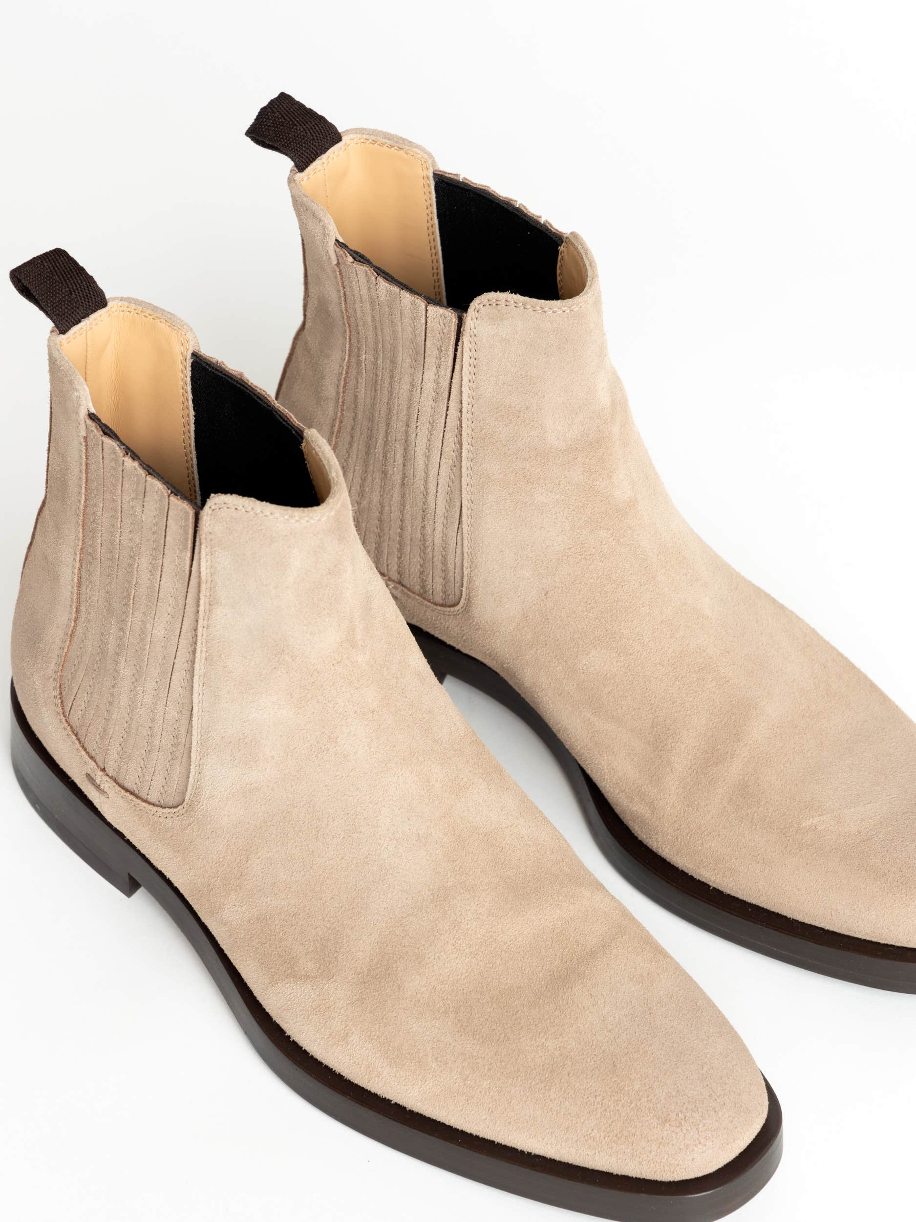 Oat Suede Chelsea Boots