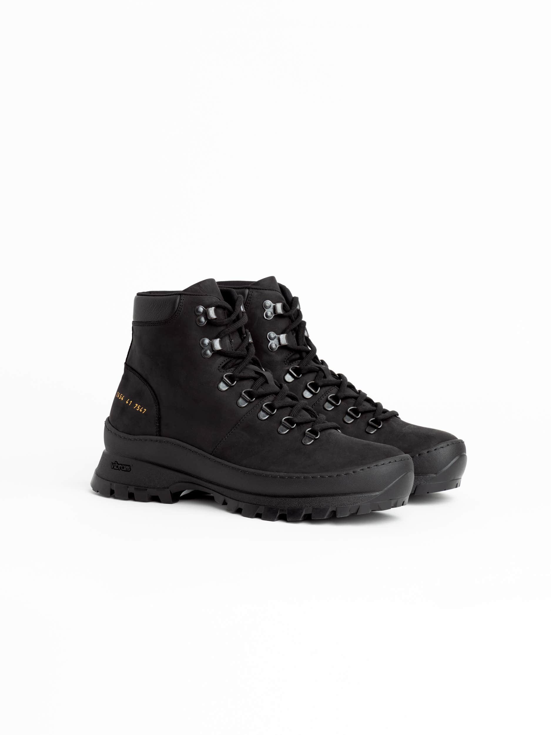 Black Suede Hiking Boots