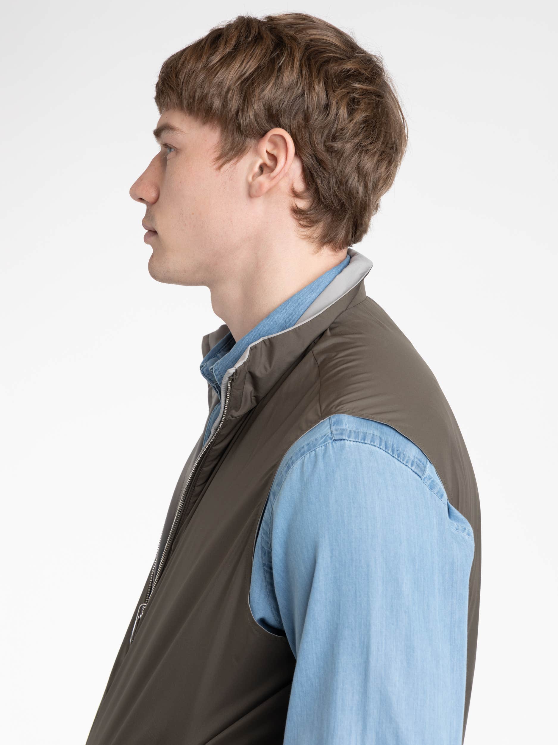 Musk Green/Khaki Typhoon Platinum Reversible Vest