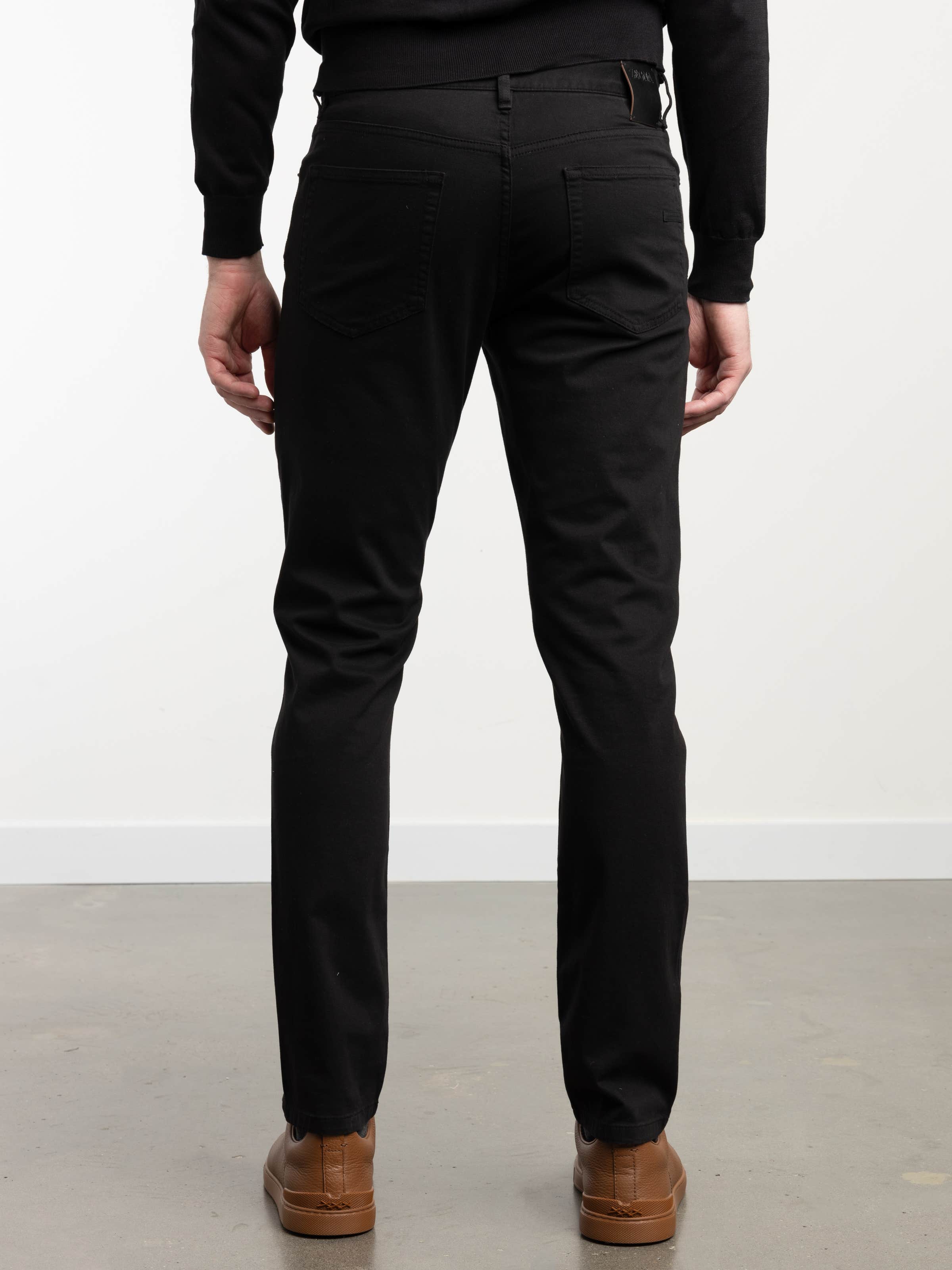 Black Stretch Roccia Jeans
