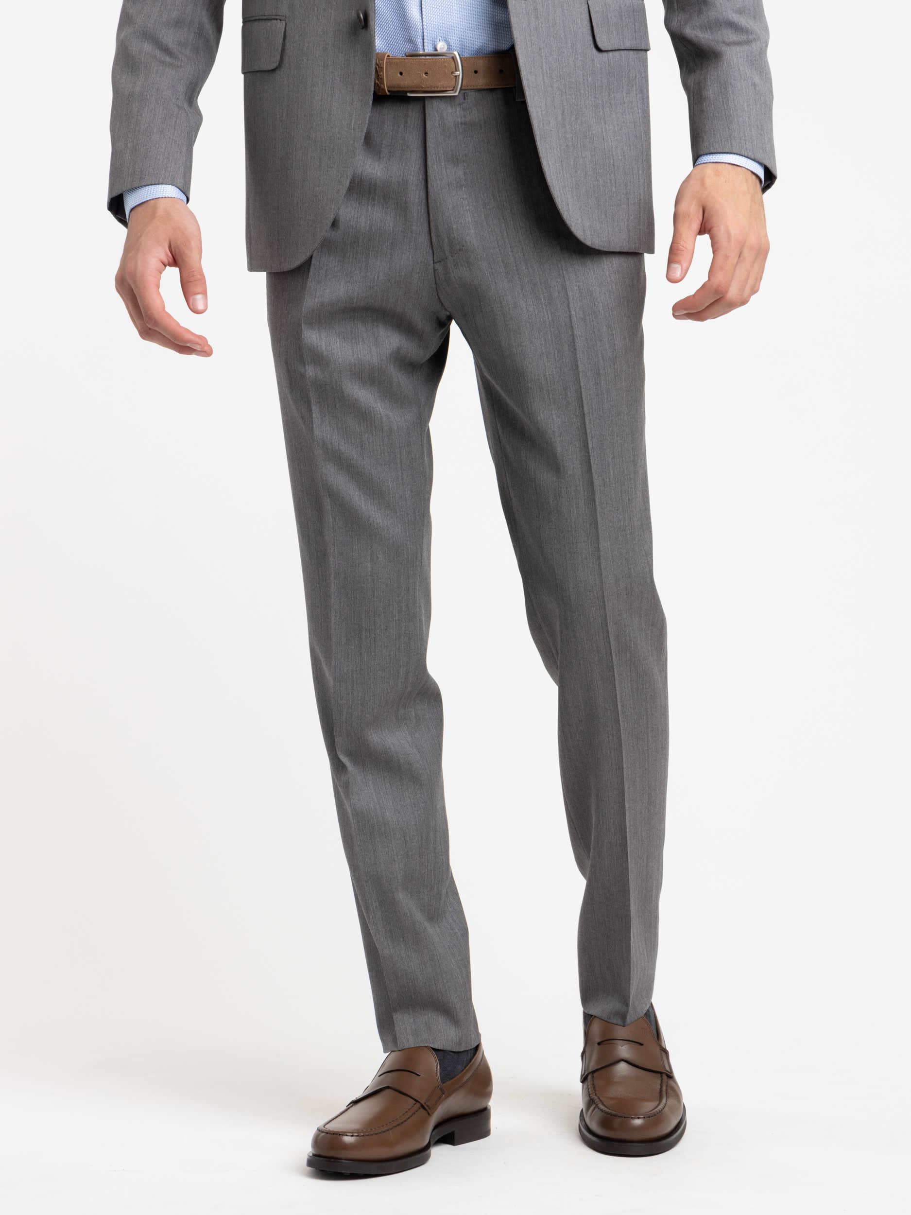 Grey Flannel Wool K-Suit