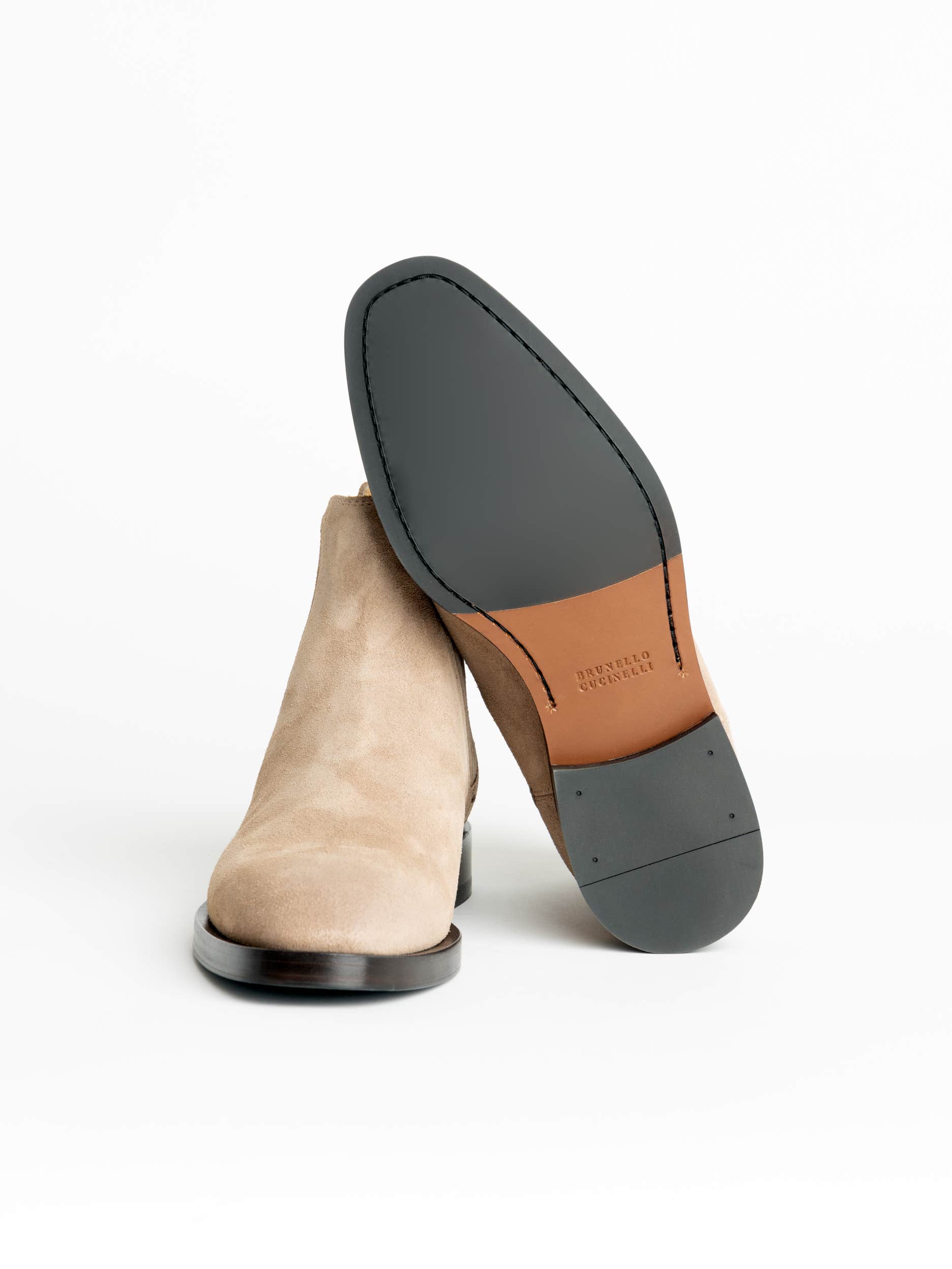 Oat Suede Chelsea Boots