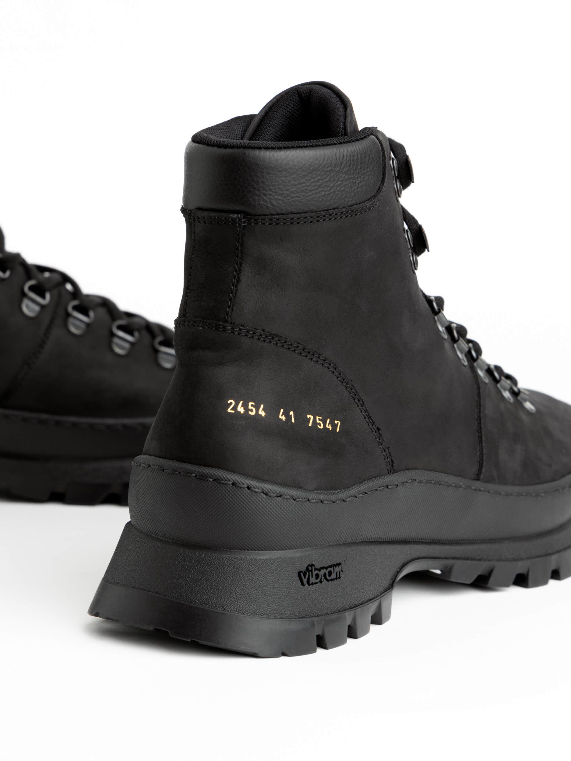 Black Suede Hiking Boots