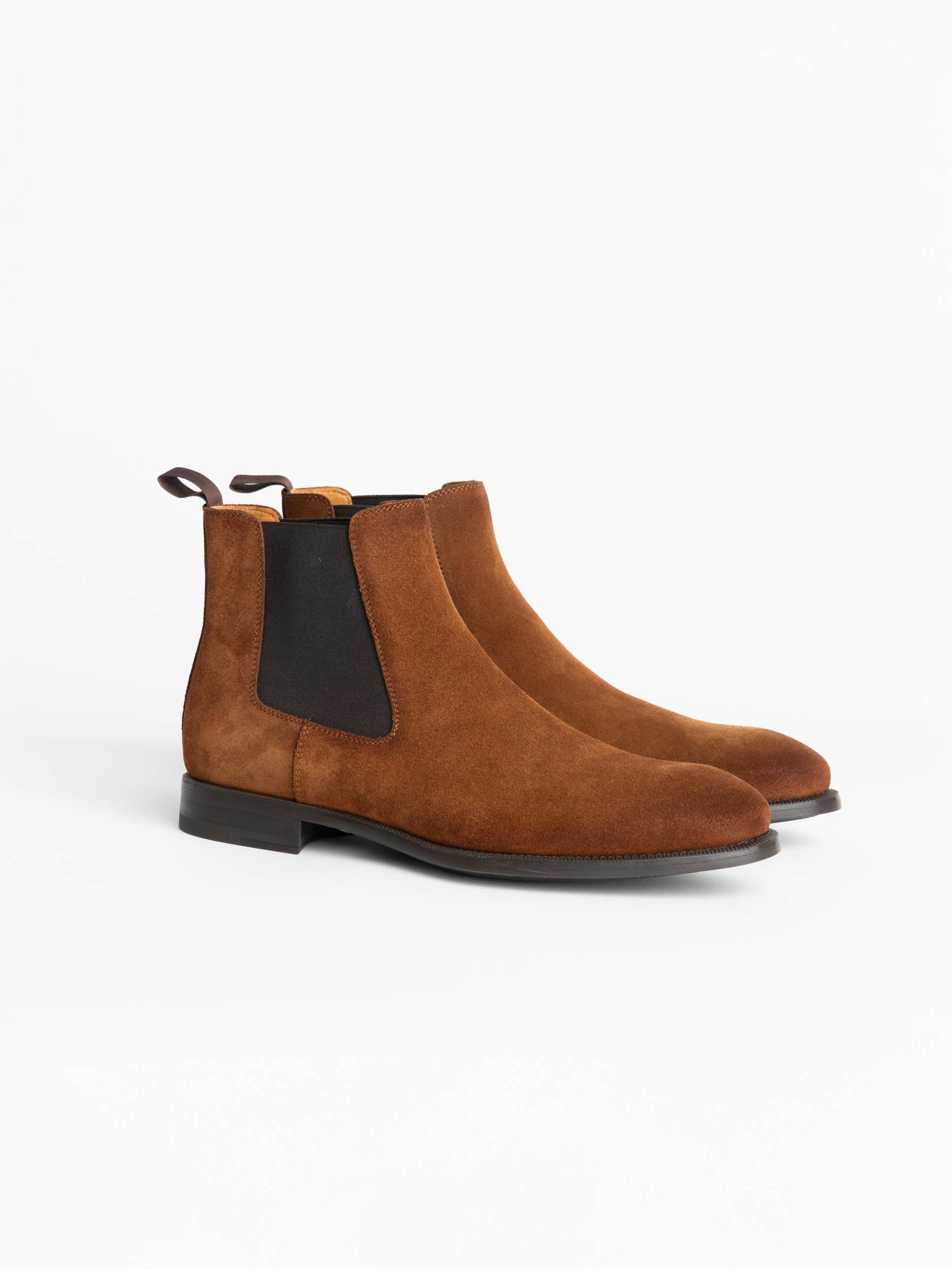 Dark Brown Suede Hanson Chelsea Boot