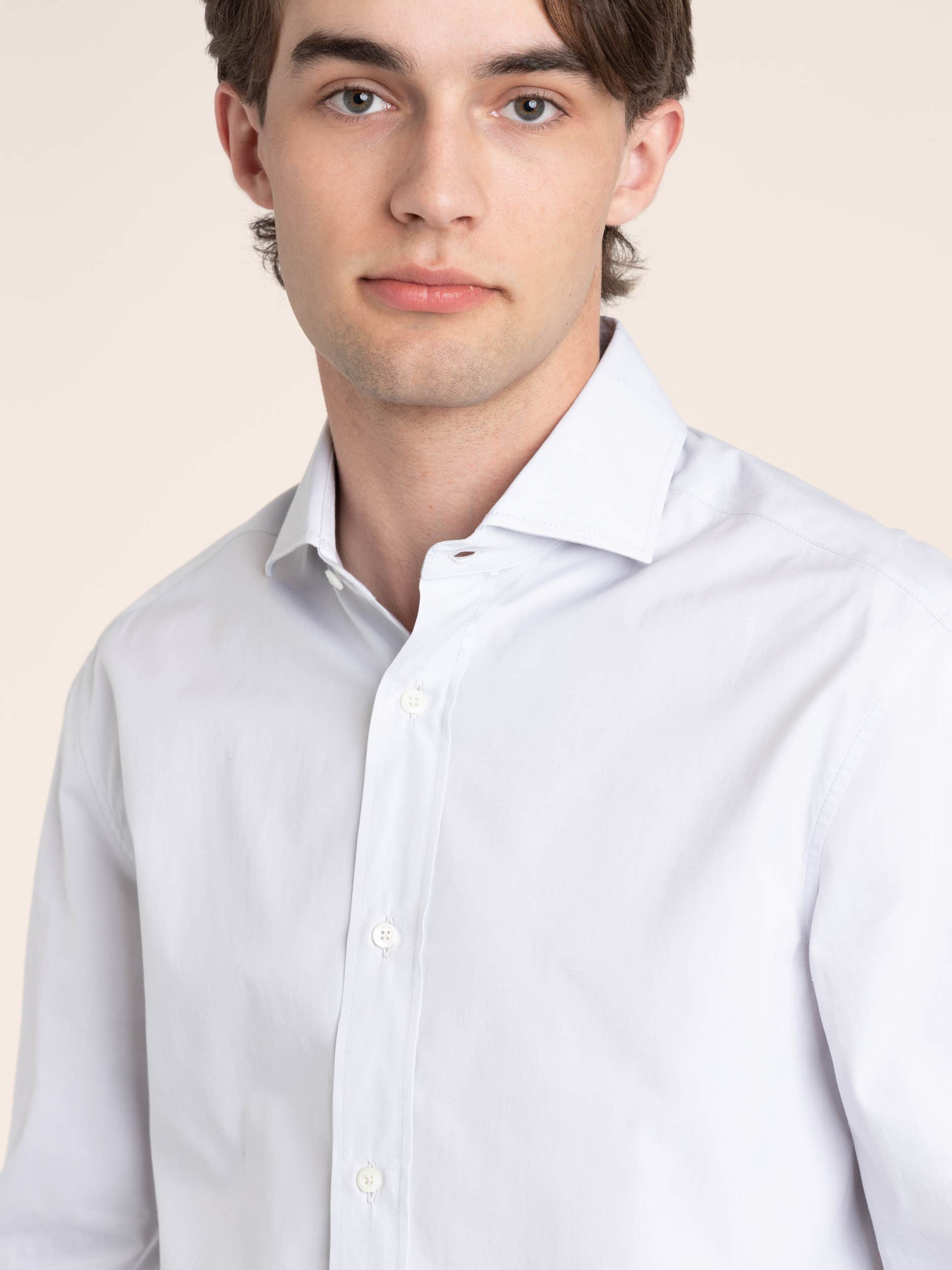 White Poplin Shirt