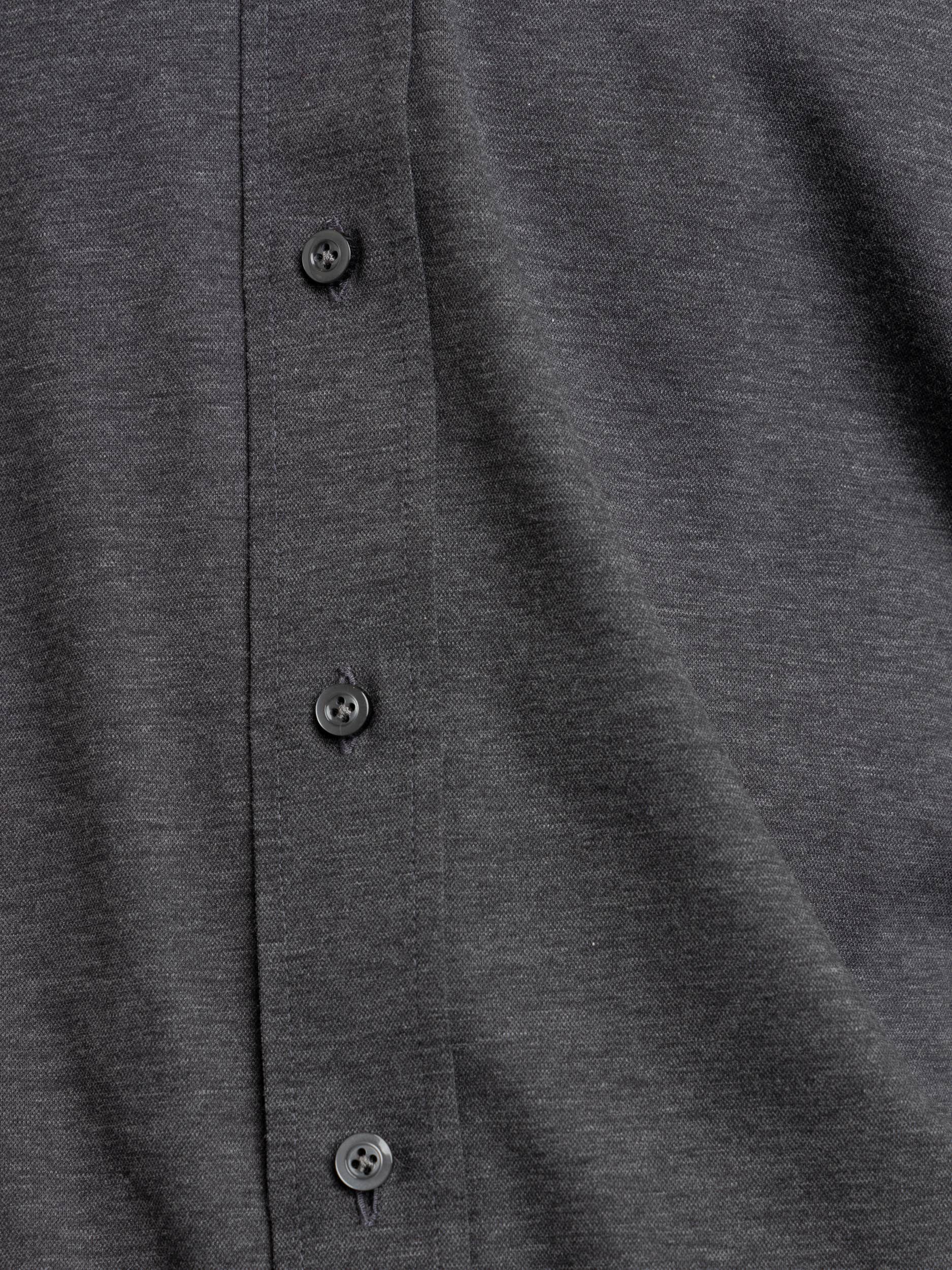 Charcoal Grey Modern Fit Dress Shirt