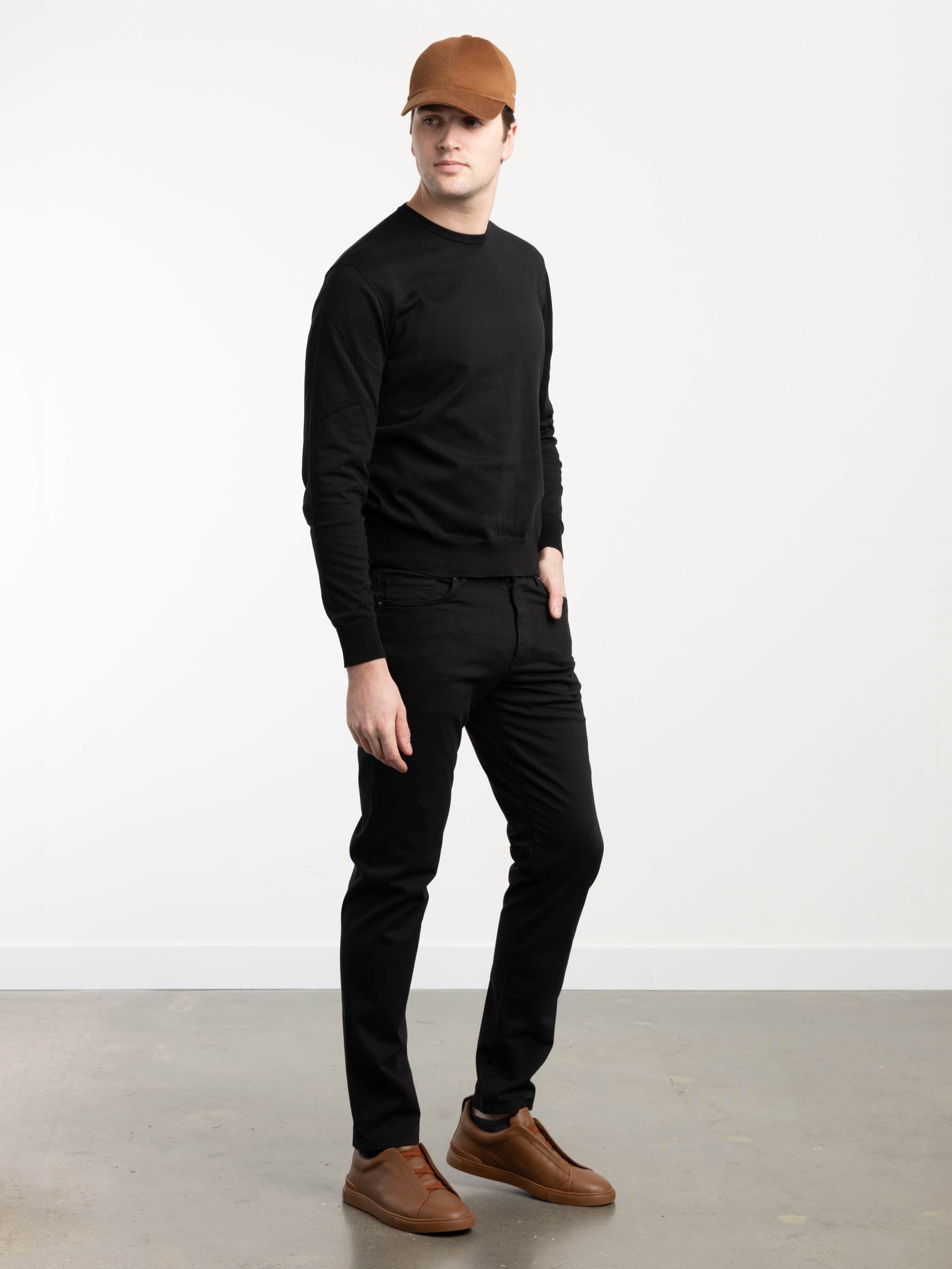 Black Stretch Roccia Jeans