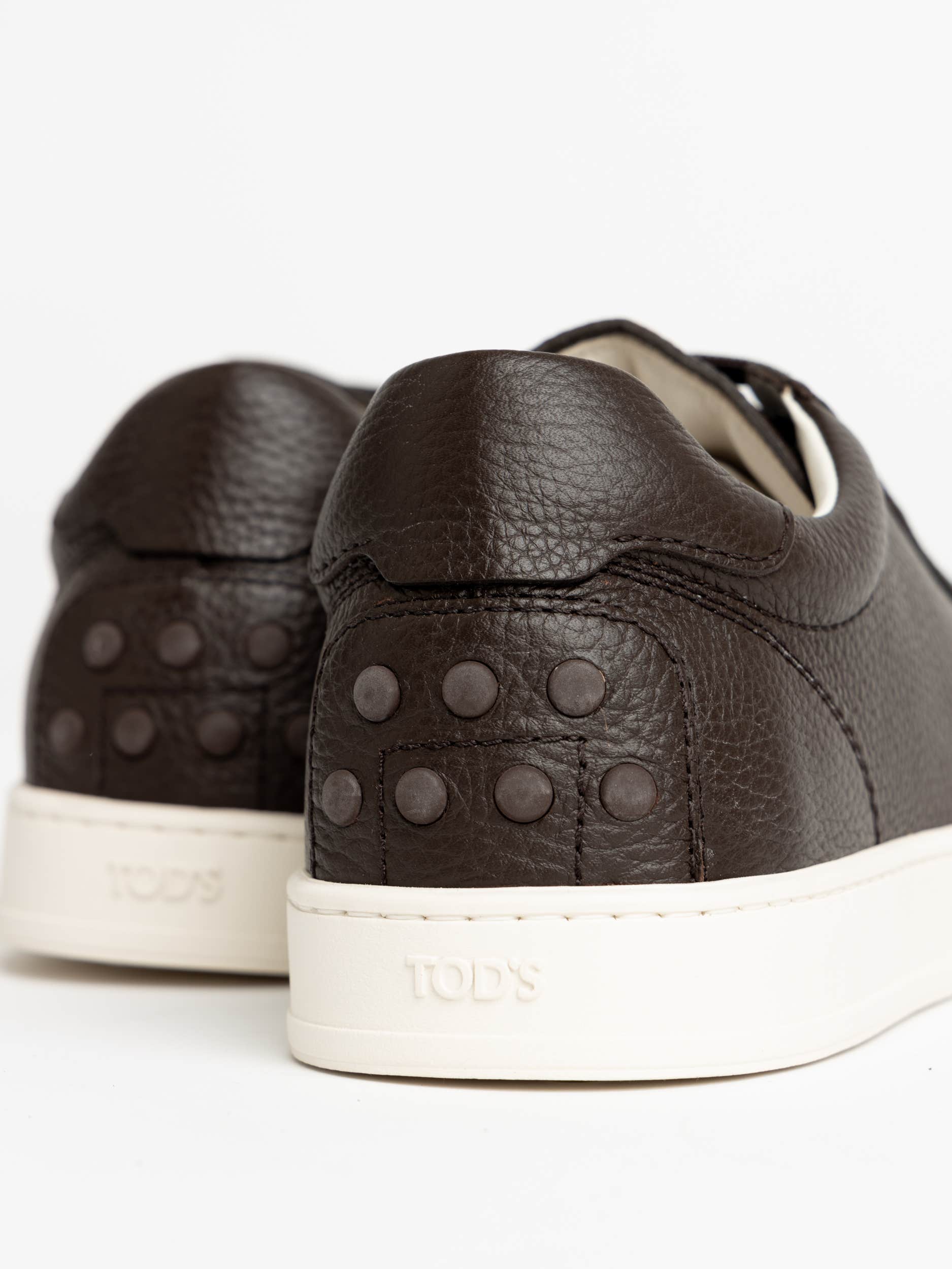 Brown Leather Sneakers