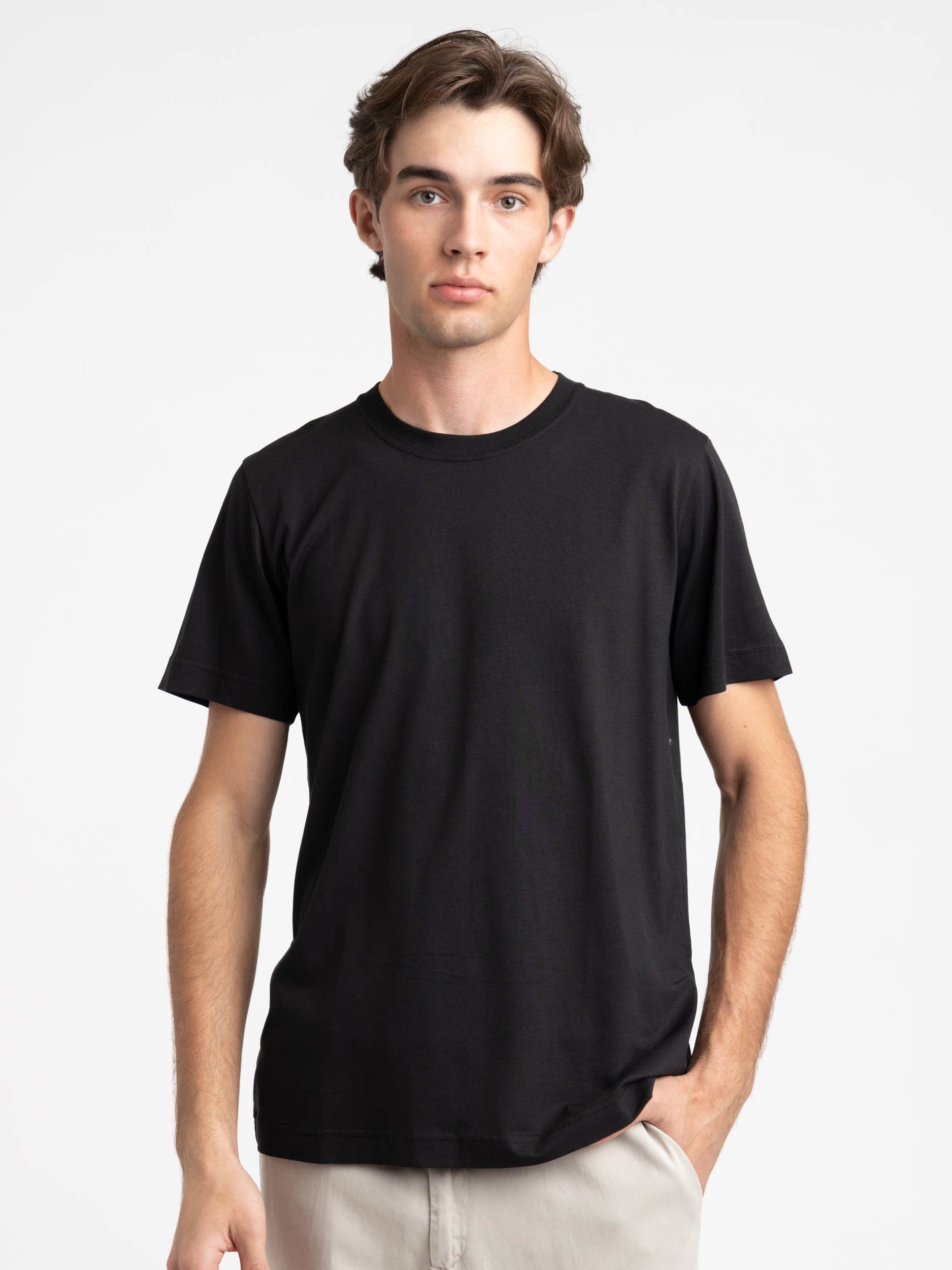 Black Midweight T-Shirt