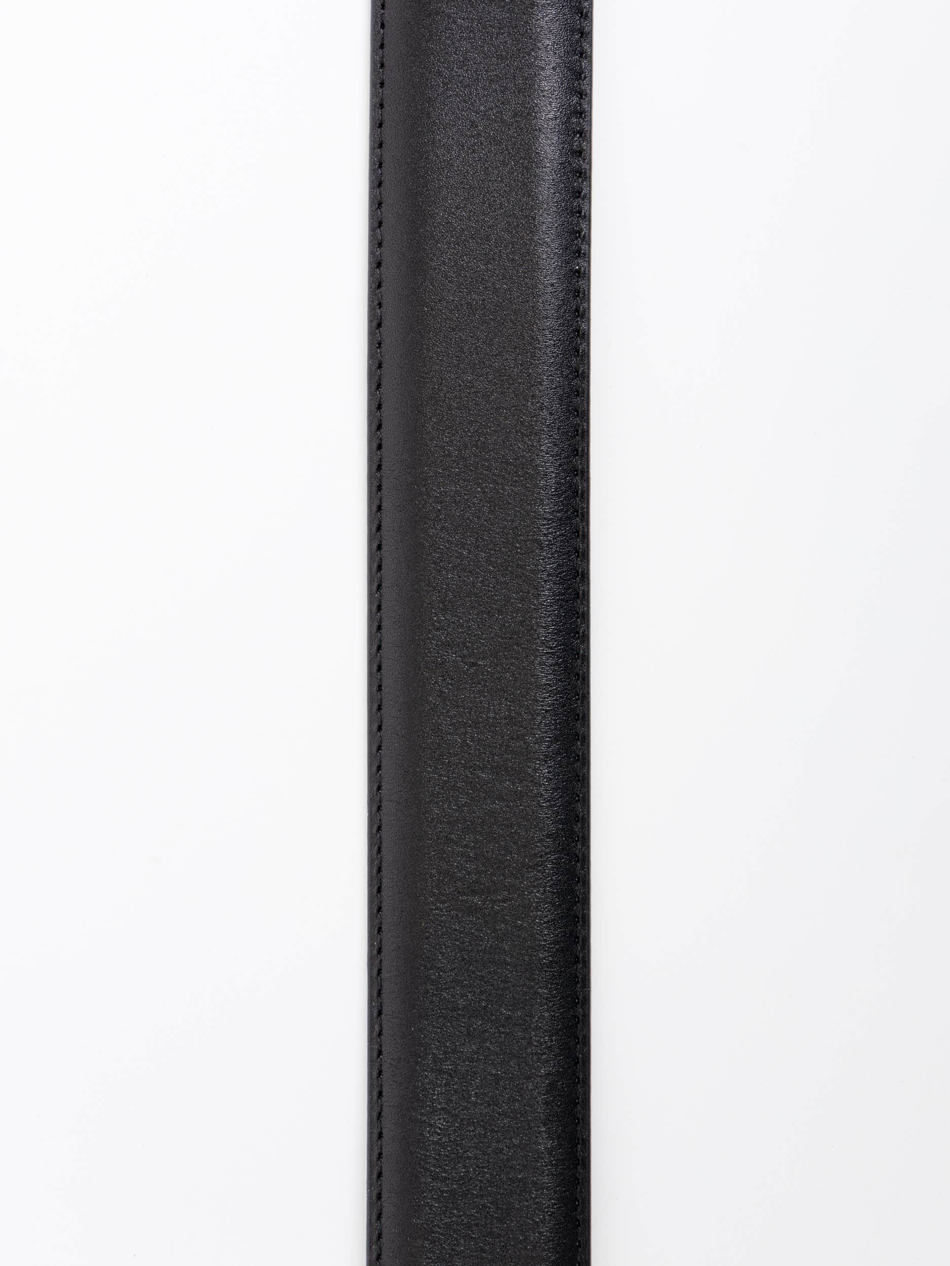 Black Carbon Leather Belt