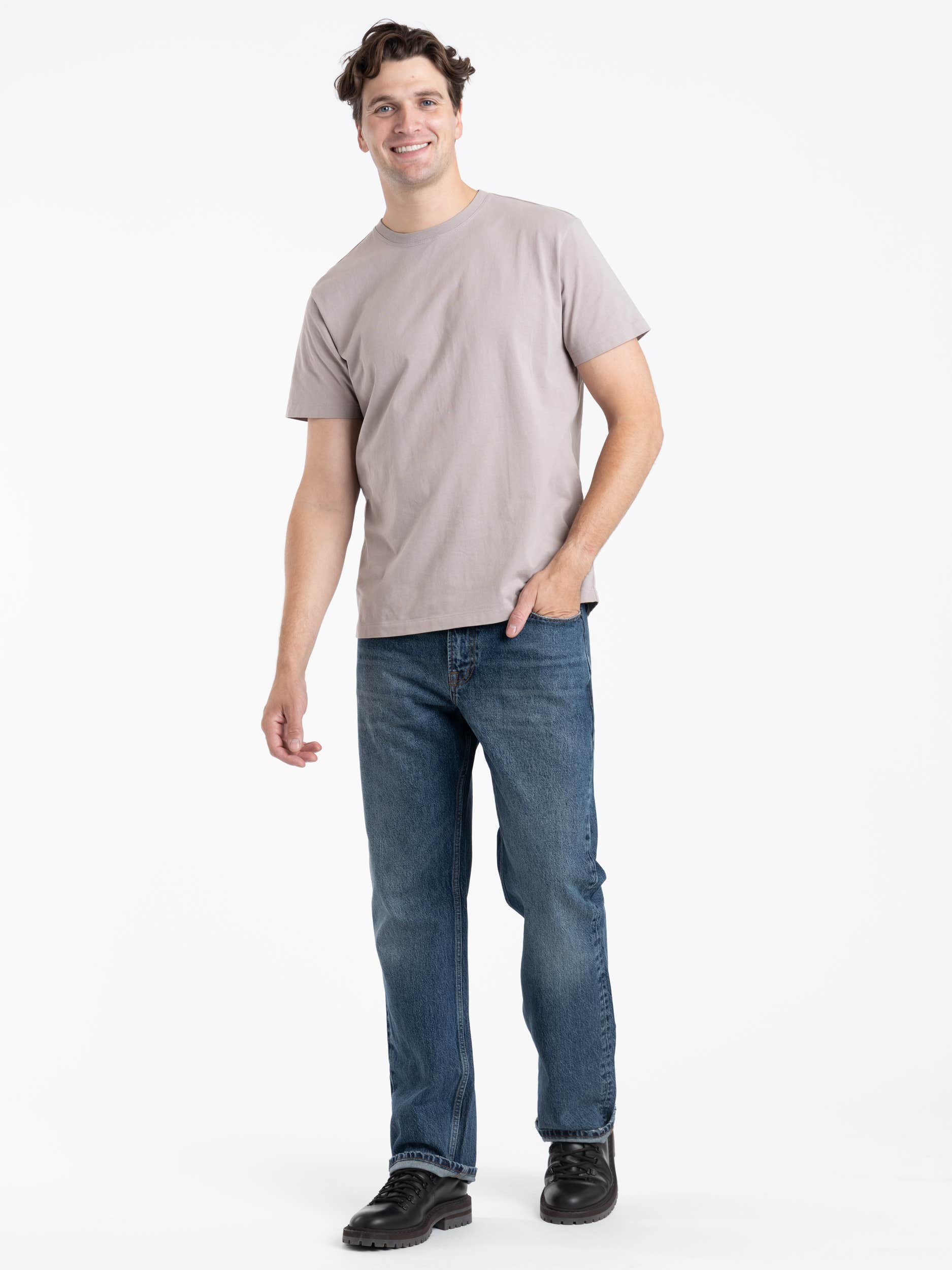 Logo Tee in Soft Lavender