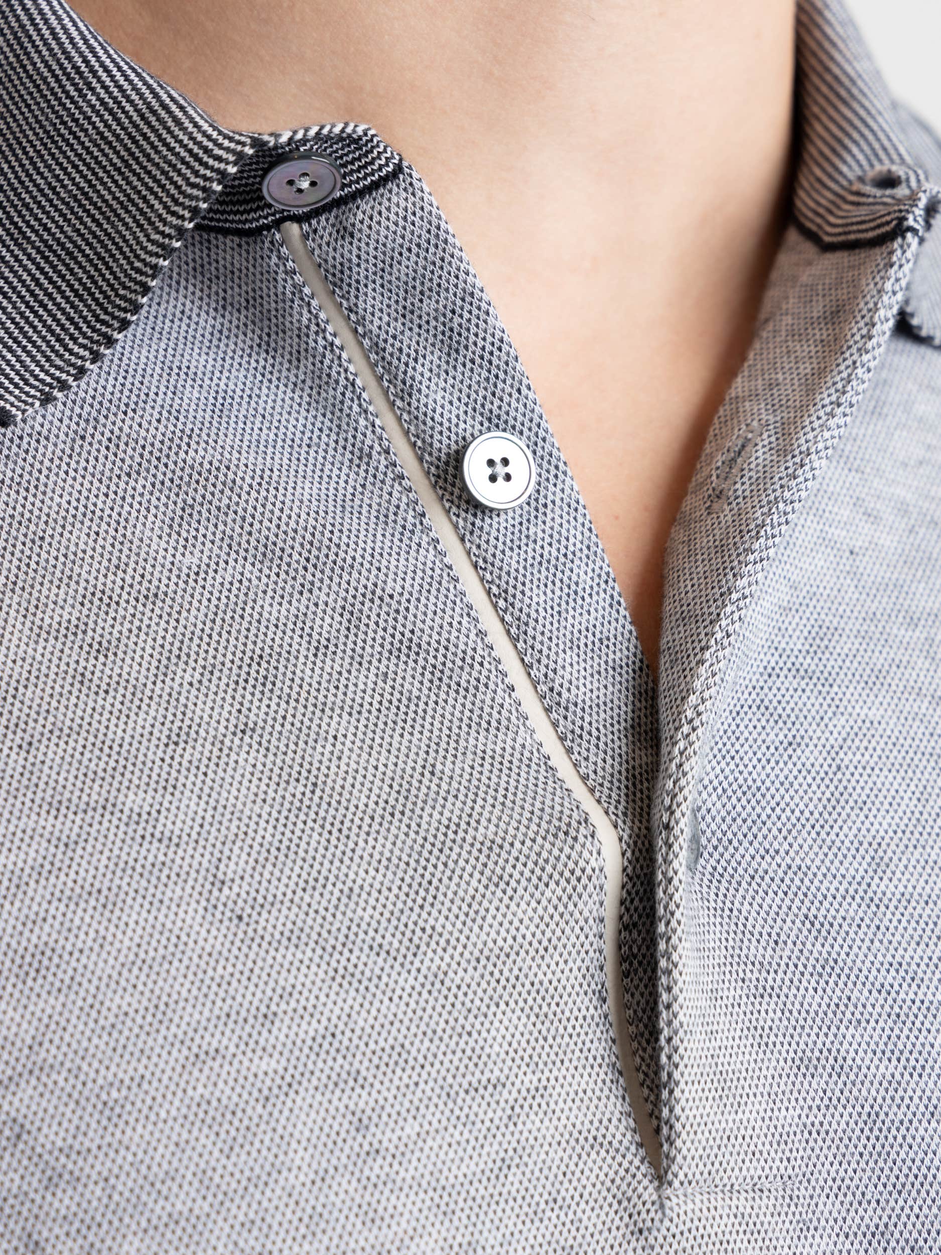 Grey Premium Cotton Polo Shirt