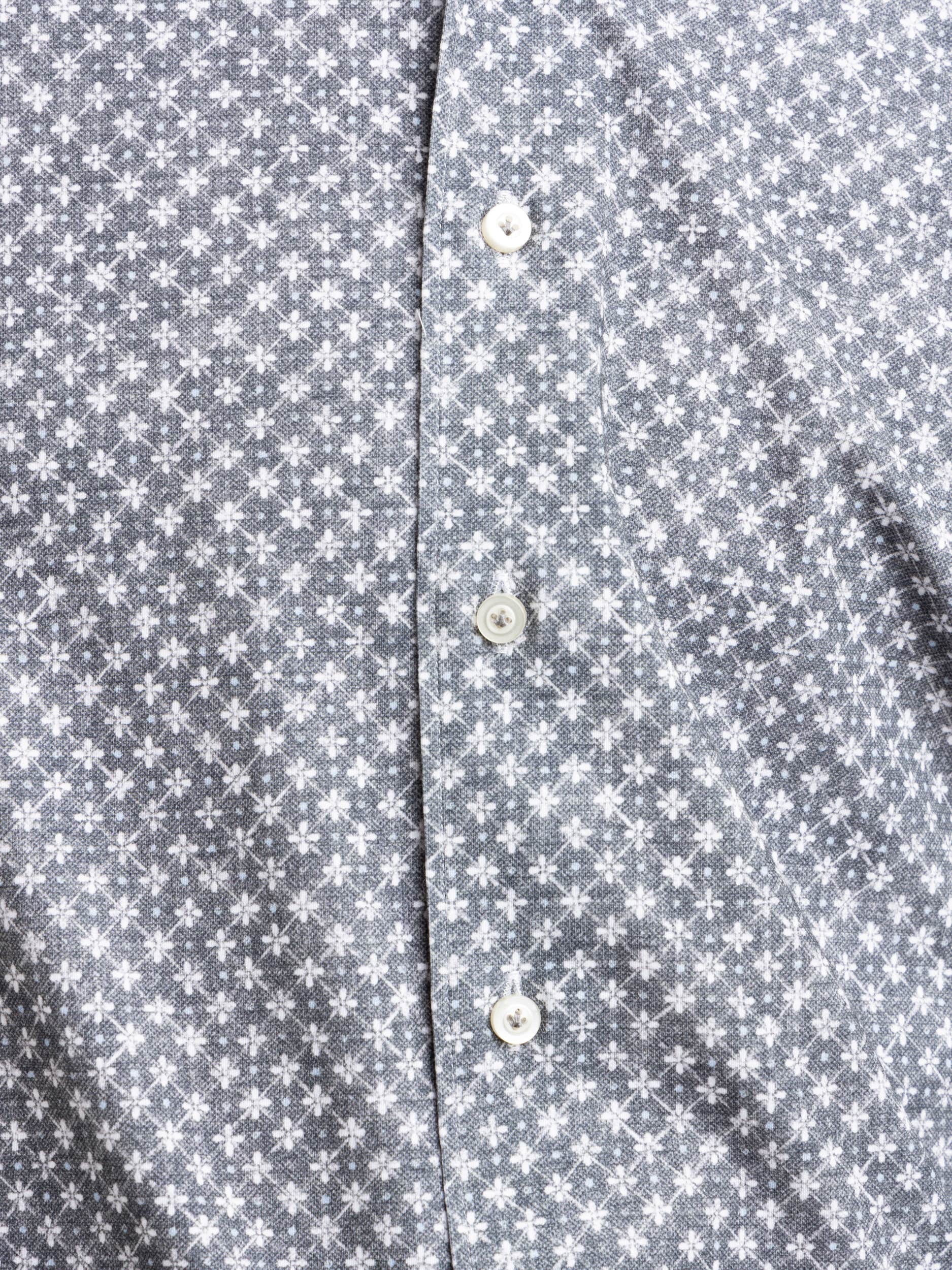 Dark Grey Modern Fit Dress Shirt