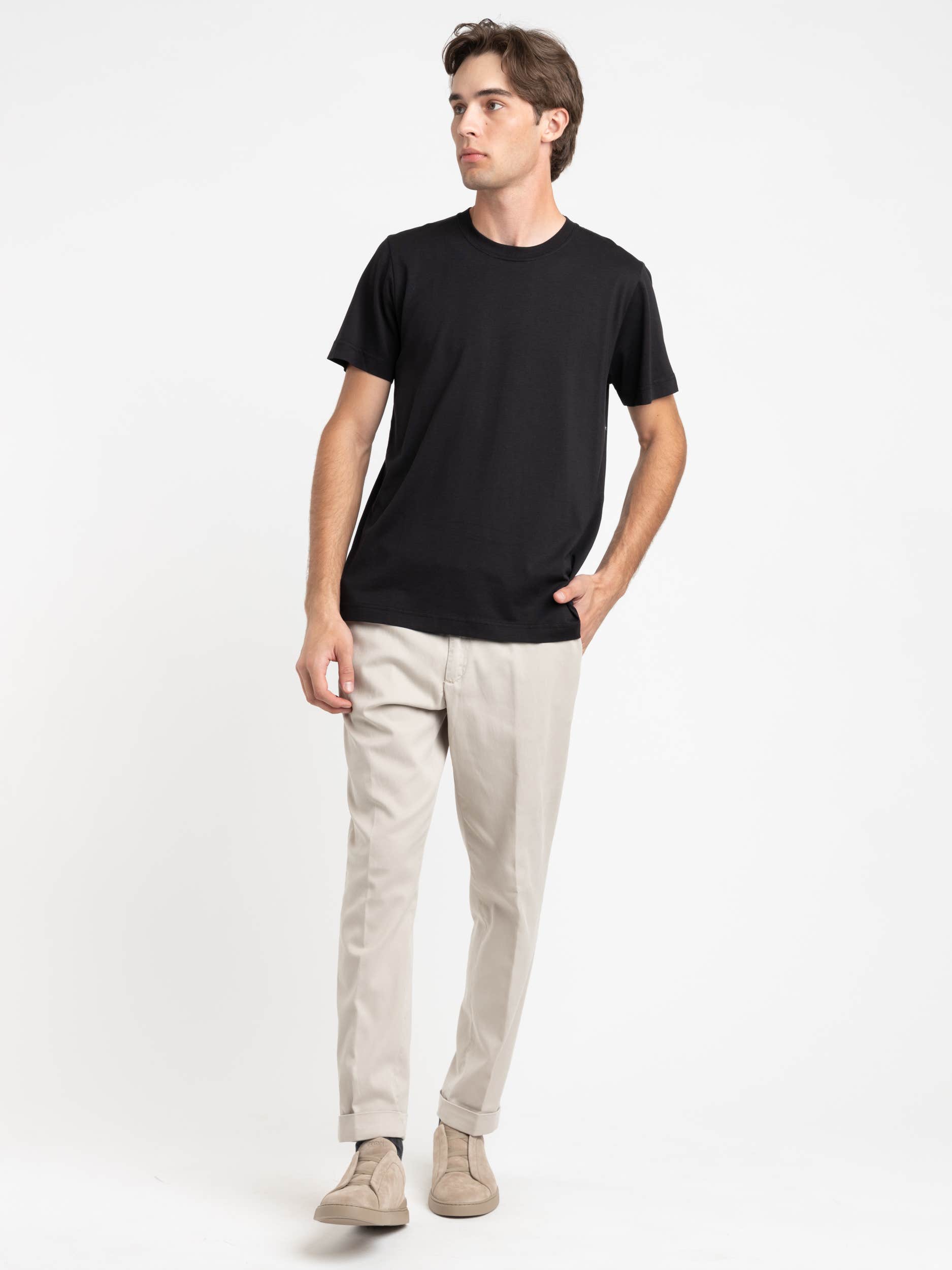 Black Midweight T-Shirt