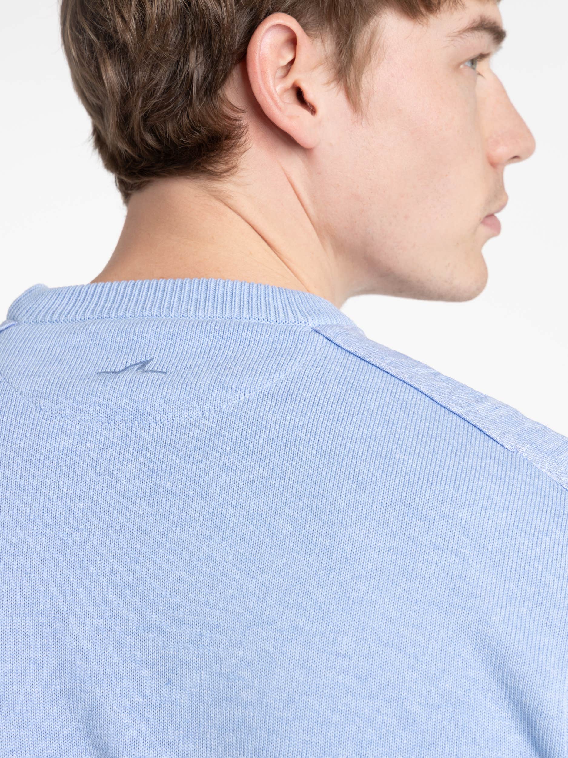 Vintage Indigo Sweater with Typhoon® Inserts