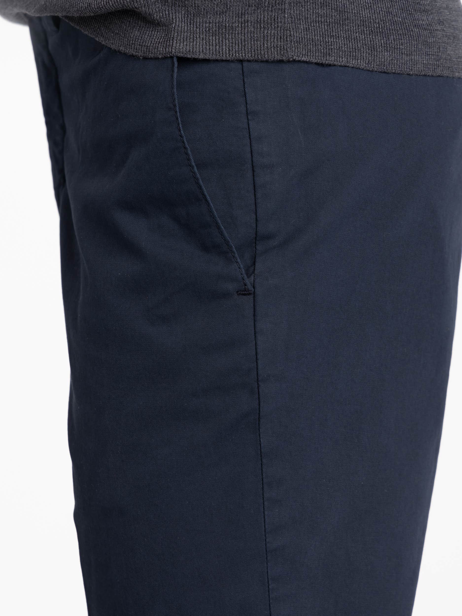 Navy Cotton Trousers