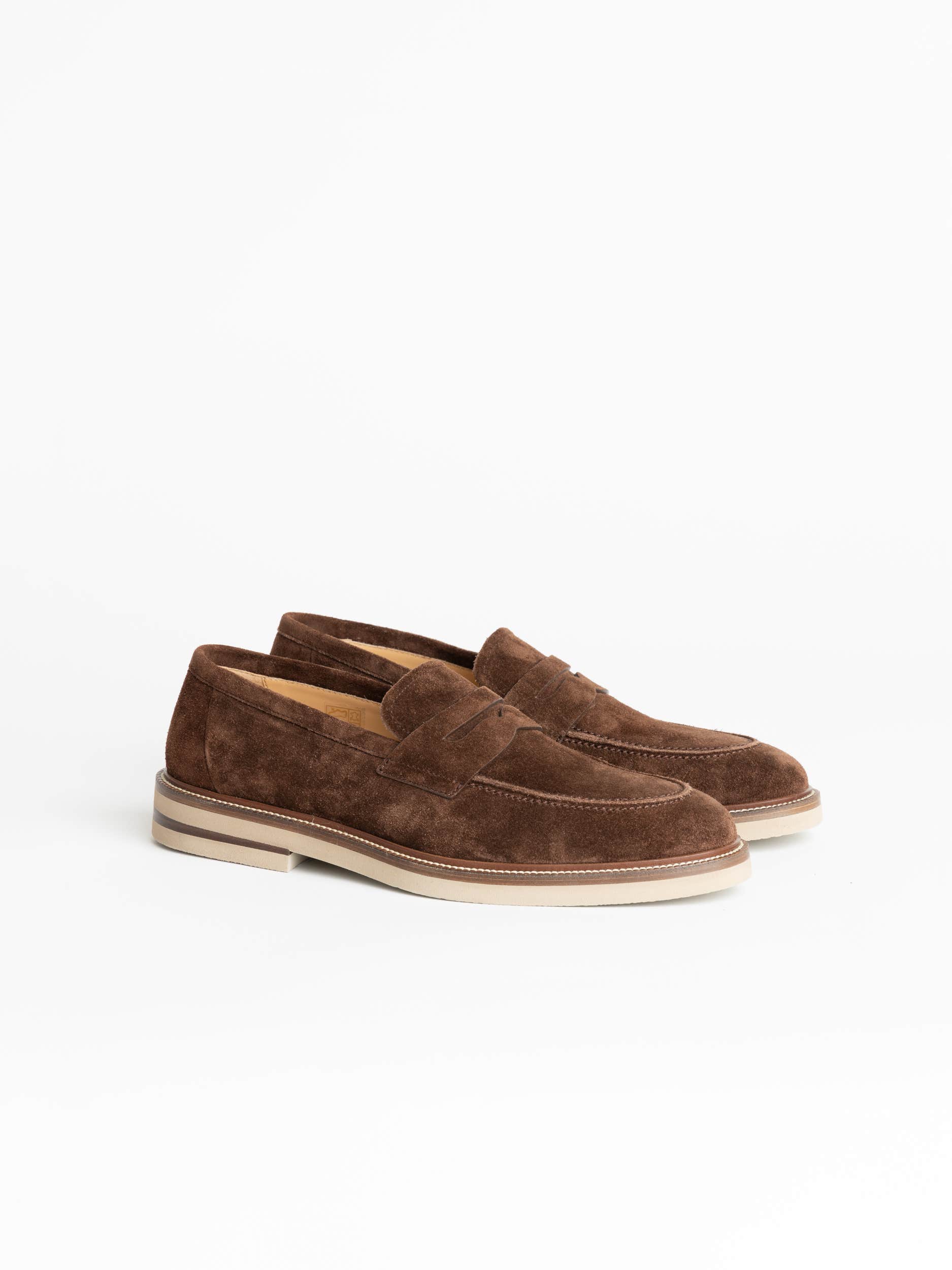 Mustang Brown Suede Loafers