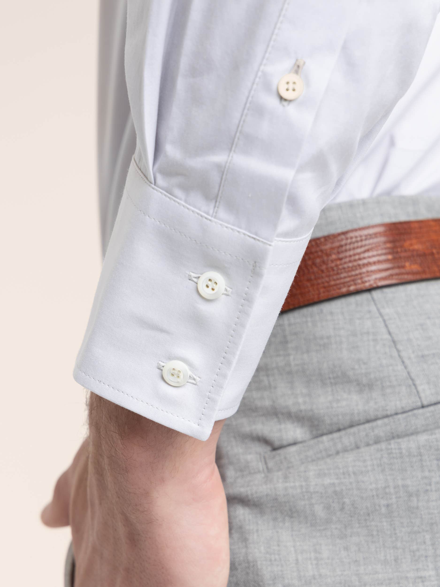 White Poplin Shirt