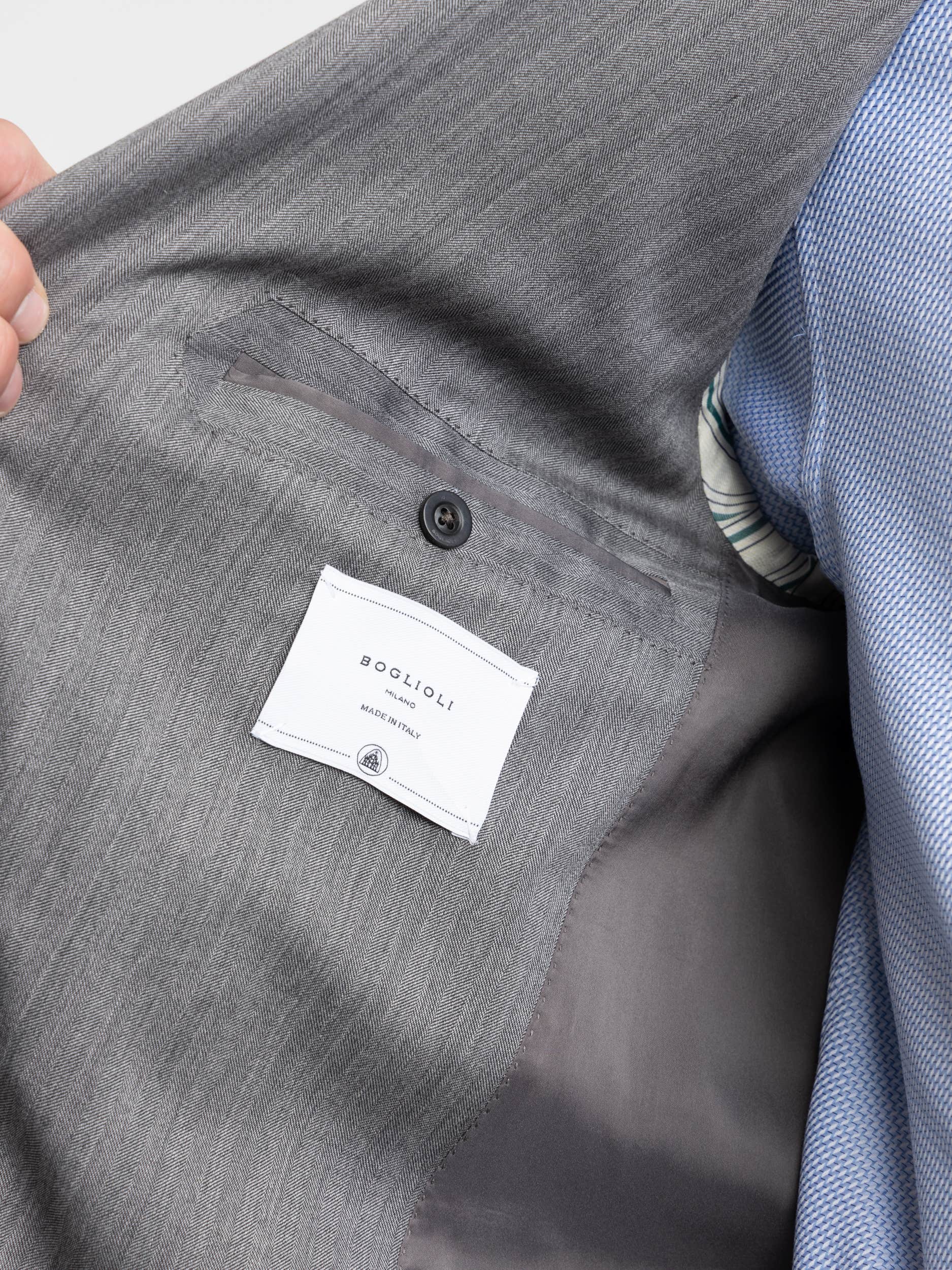 Grey Flannel Wool K-Suit