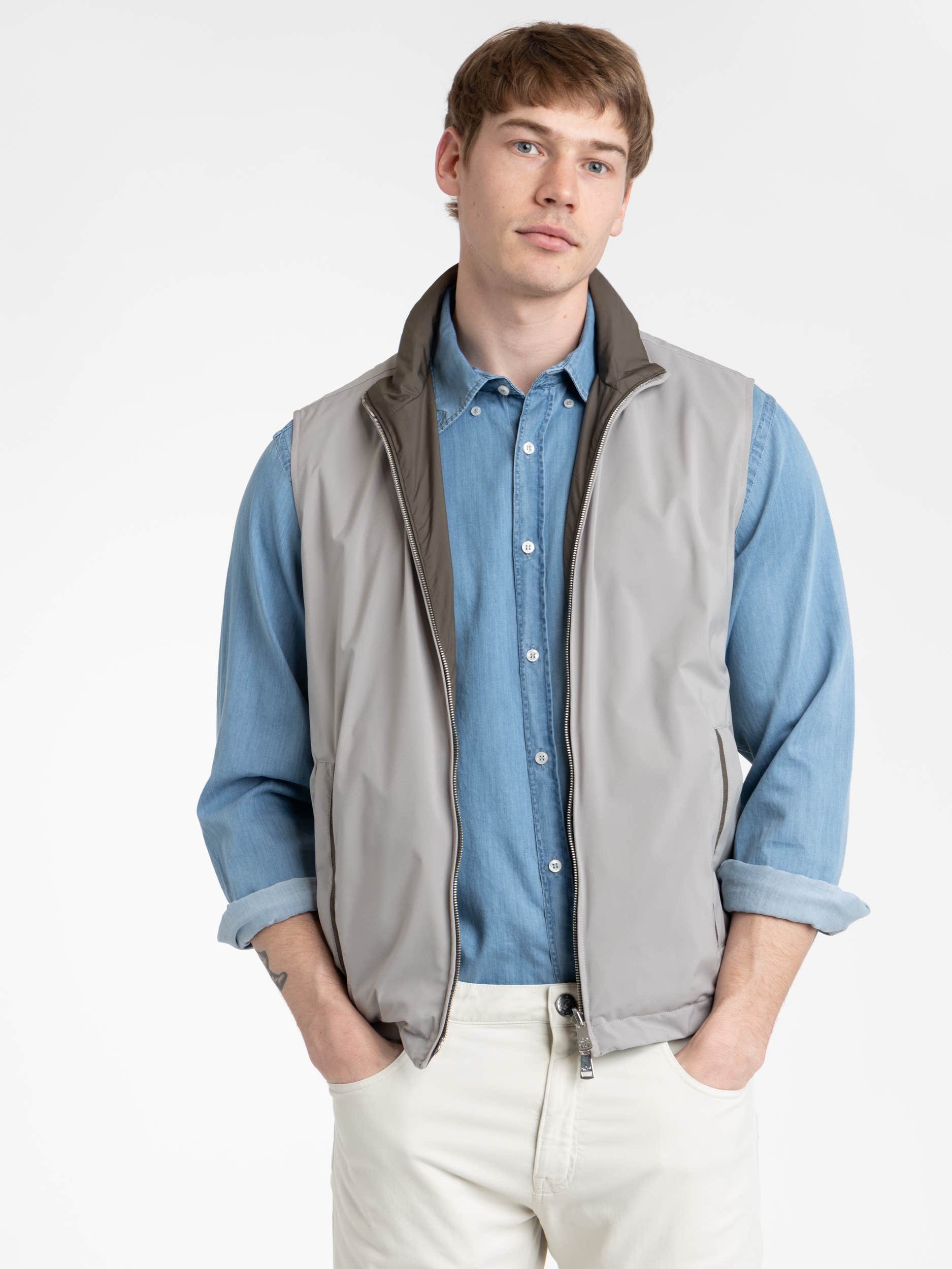 Musk Green/Khaki Typhoon Platinum Reversible Vest