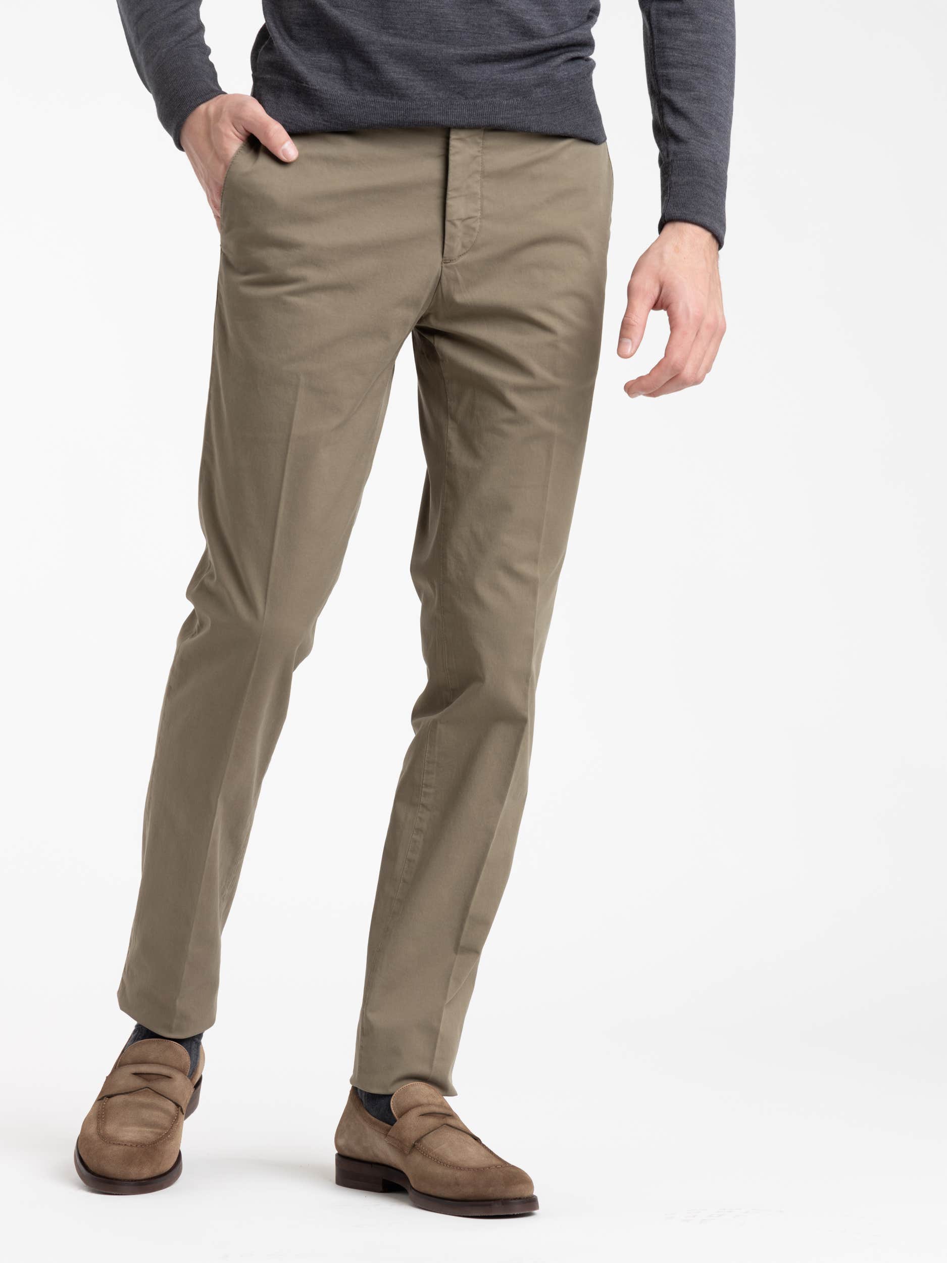 Green Cotton Trousers