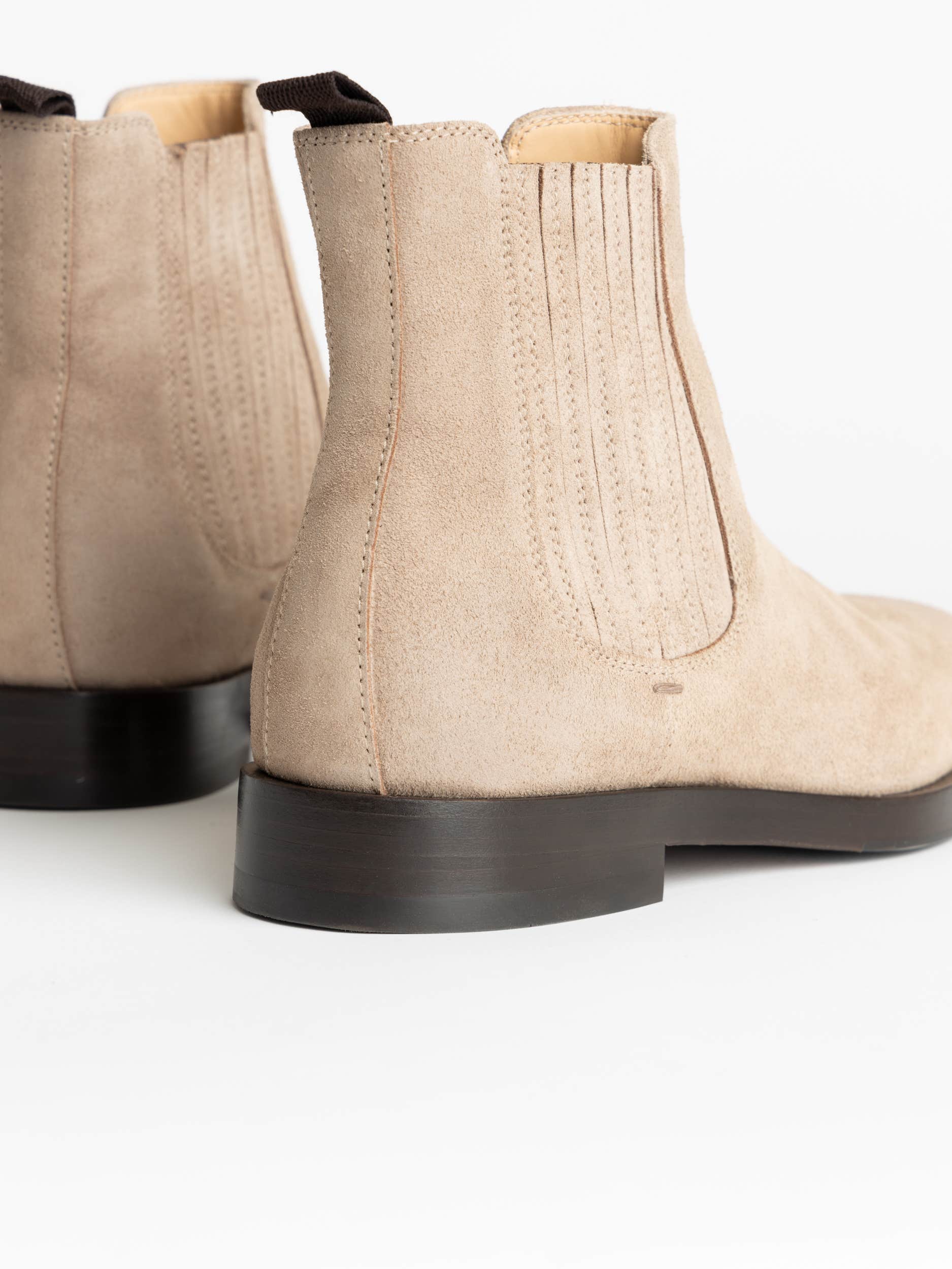 Oat Suede Chelsea Boots