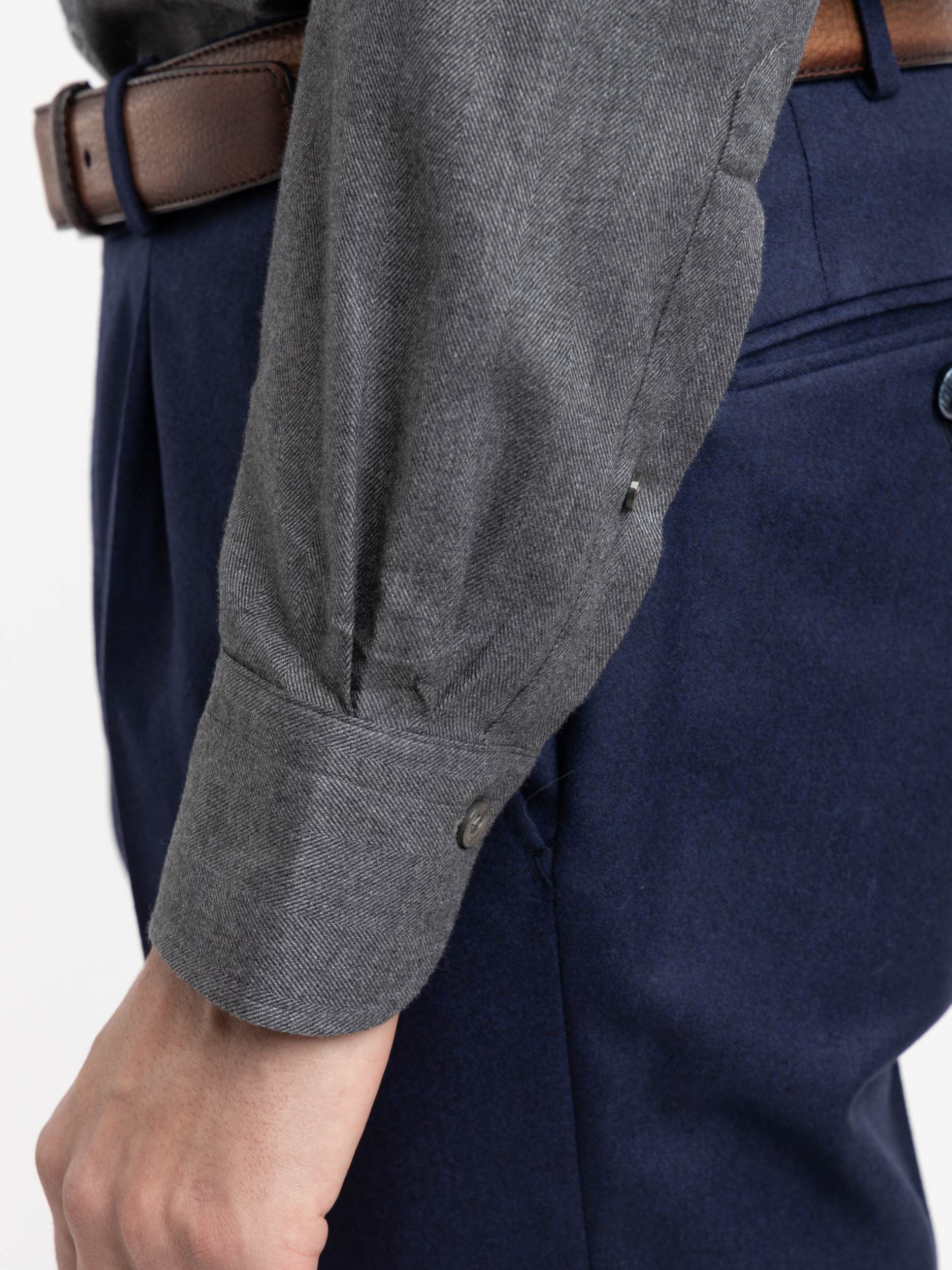 Charcoal Modern Fit Dress Shirt