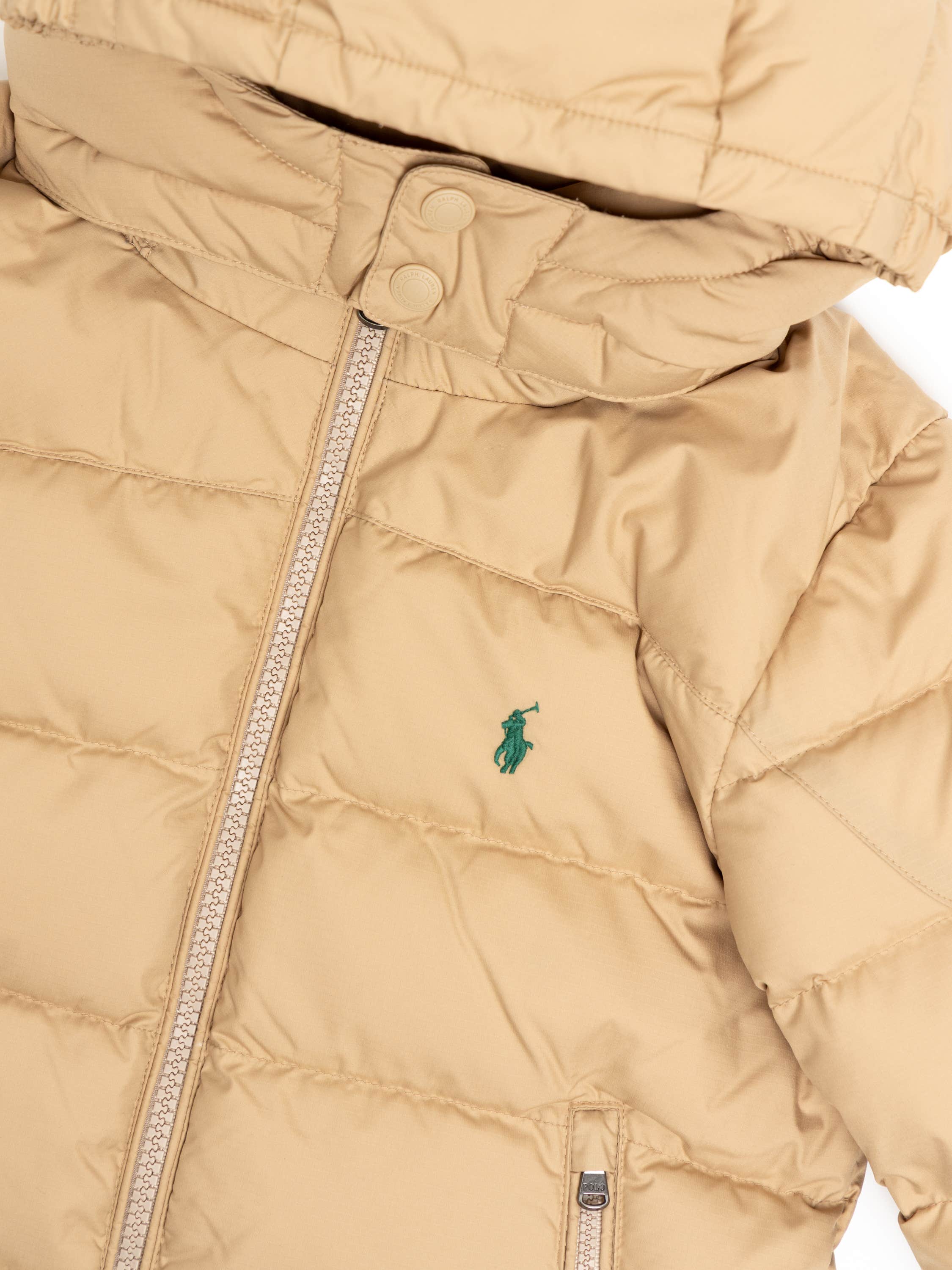 Brown Gorham Down Hooded Jacket