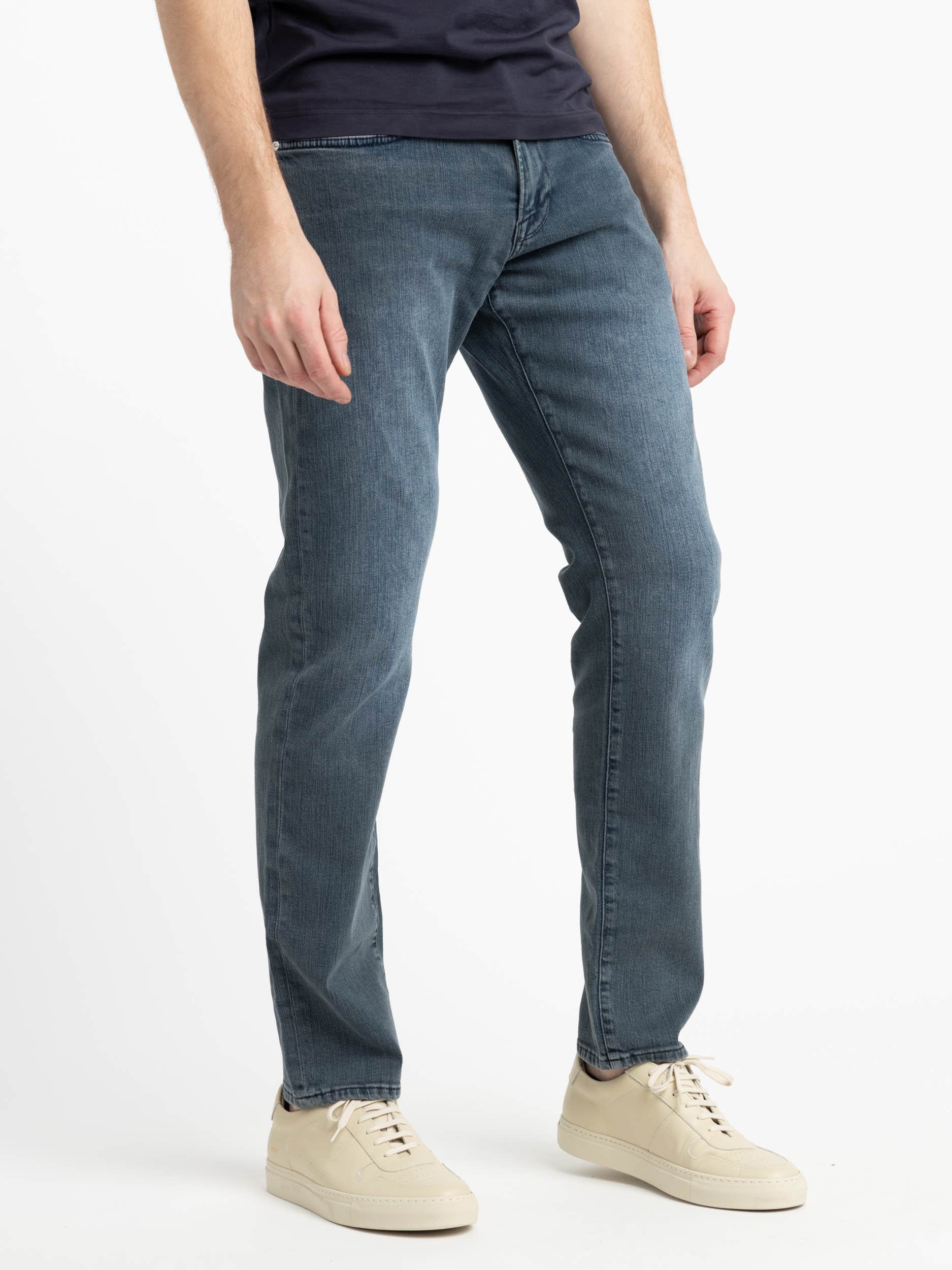Muted Blue L'Homme Slim Tokyo Jeans