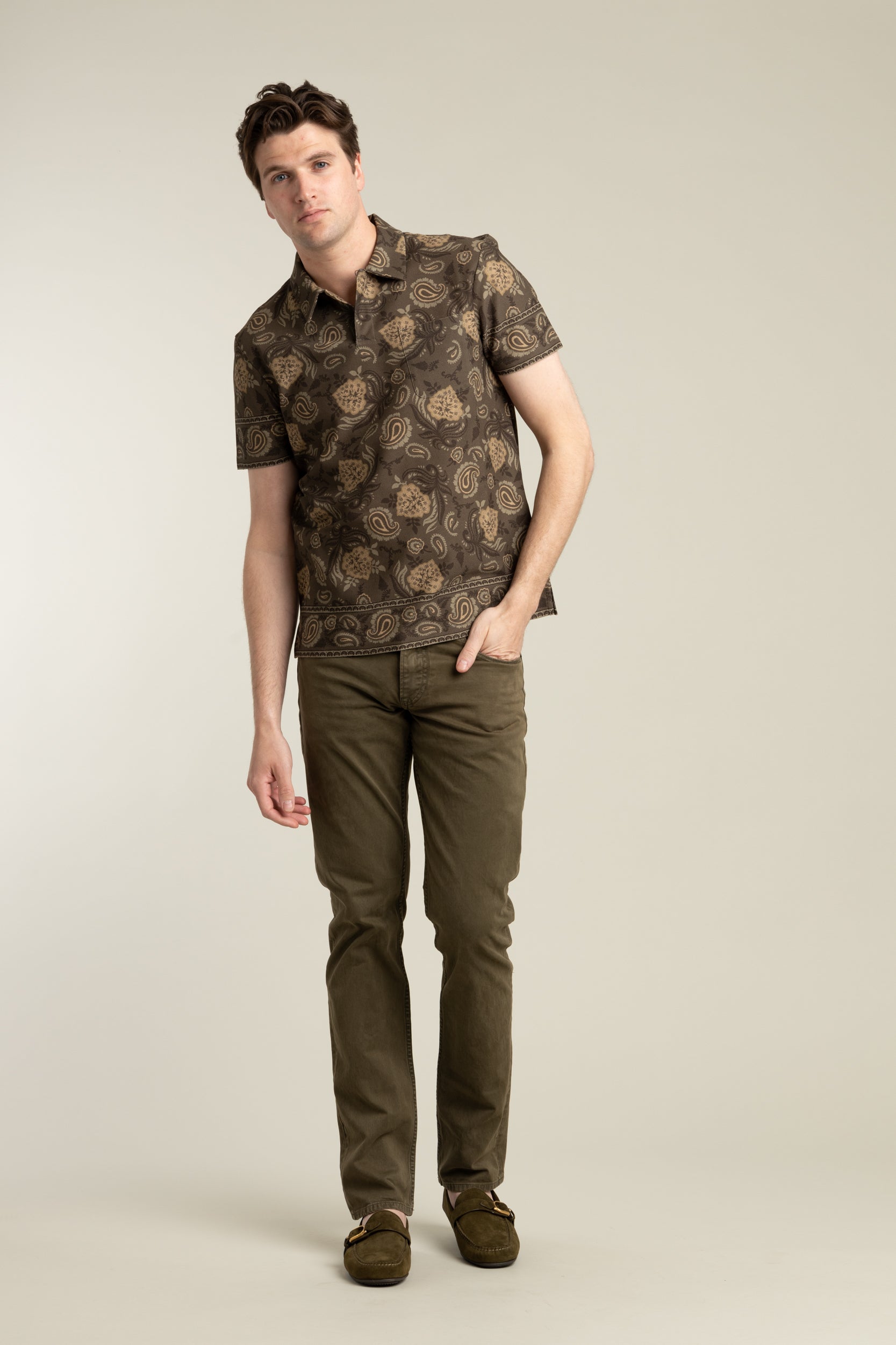 Polo ralph lauren discount printed khaki pant