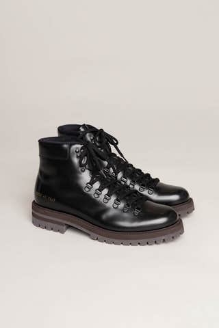 Common Projects Leather Hiking Boots