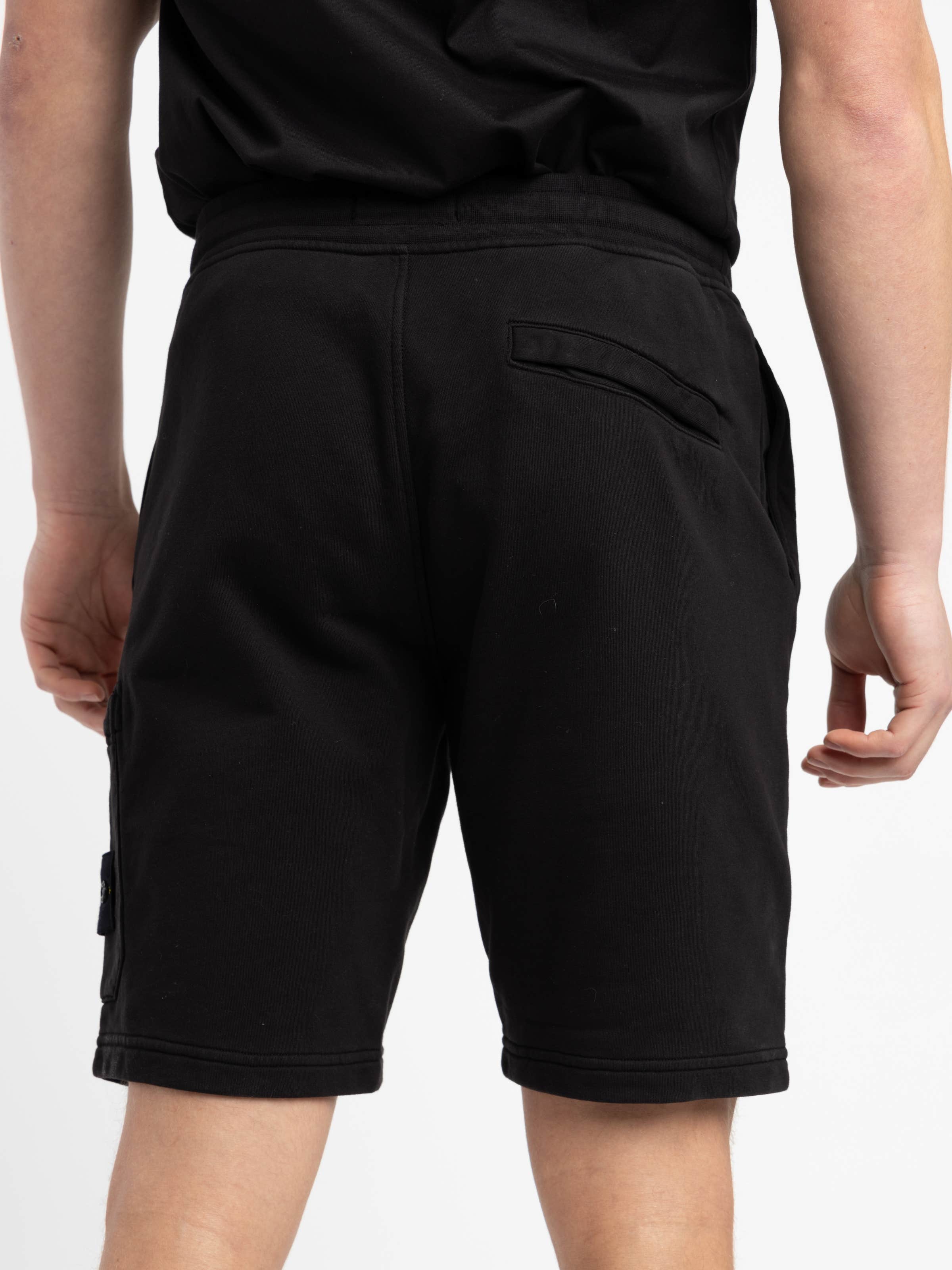 Black Cotton Shorts