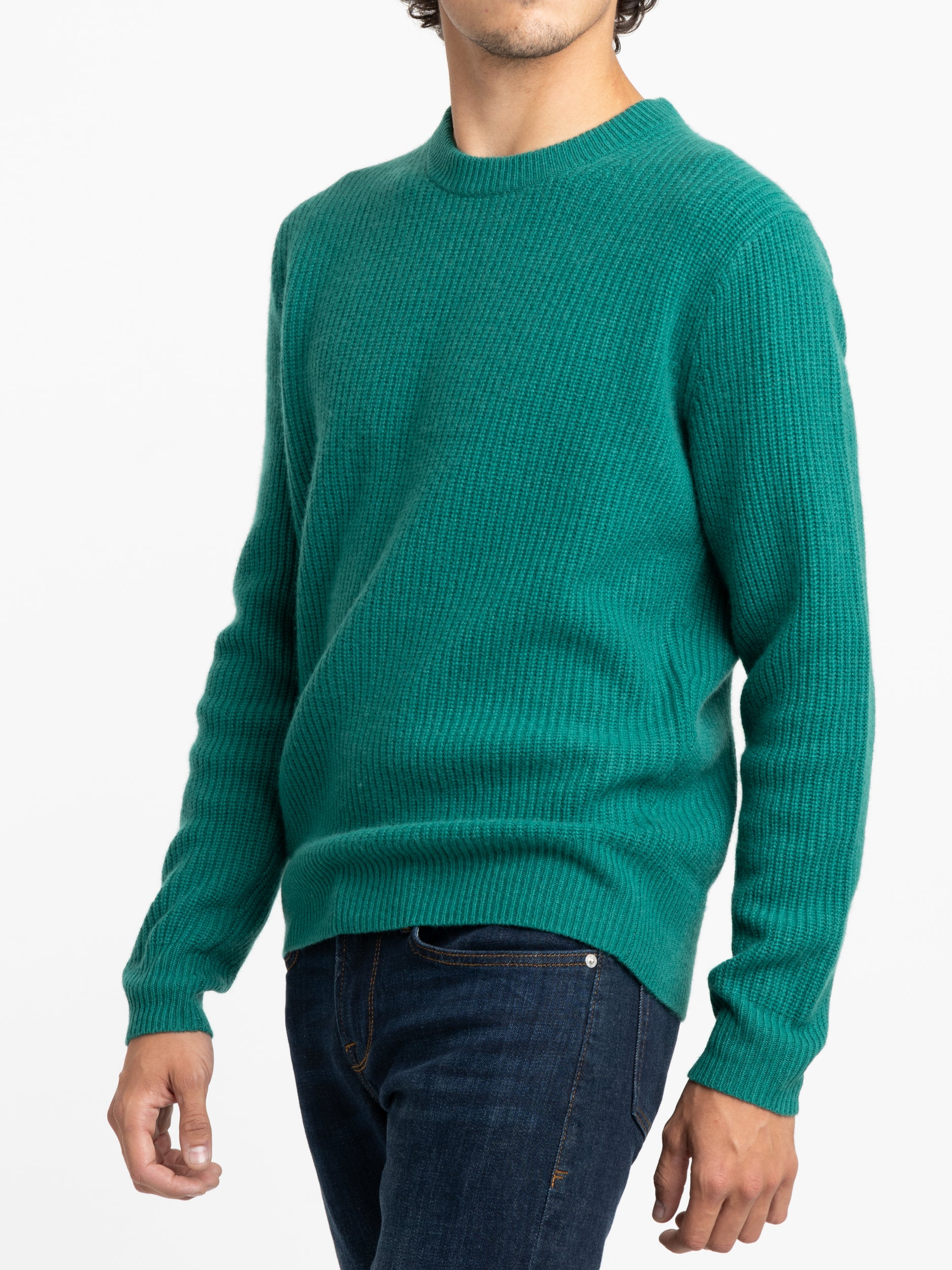 Kelly green cashmere sweater sale