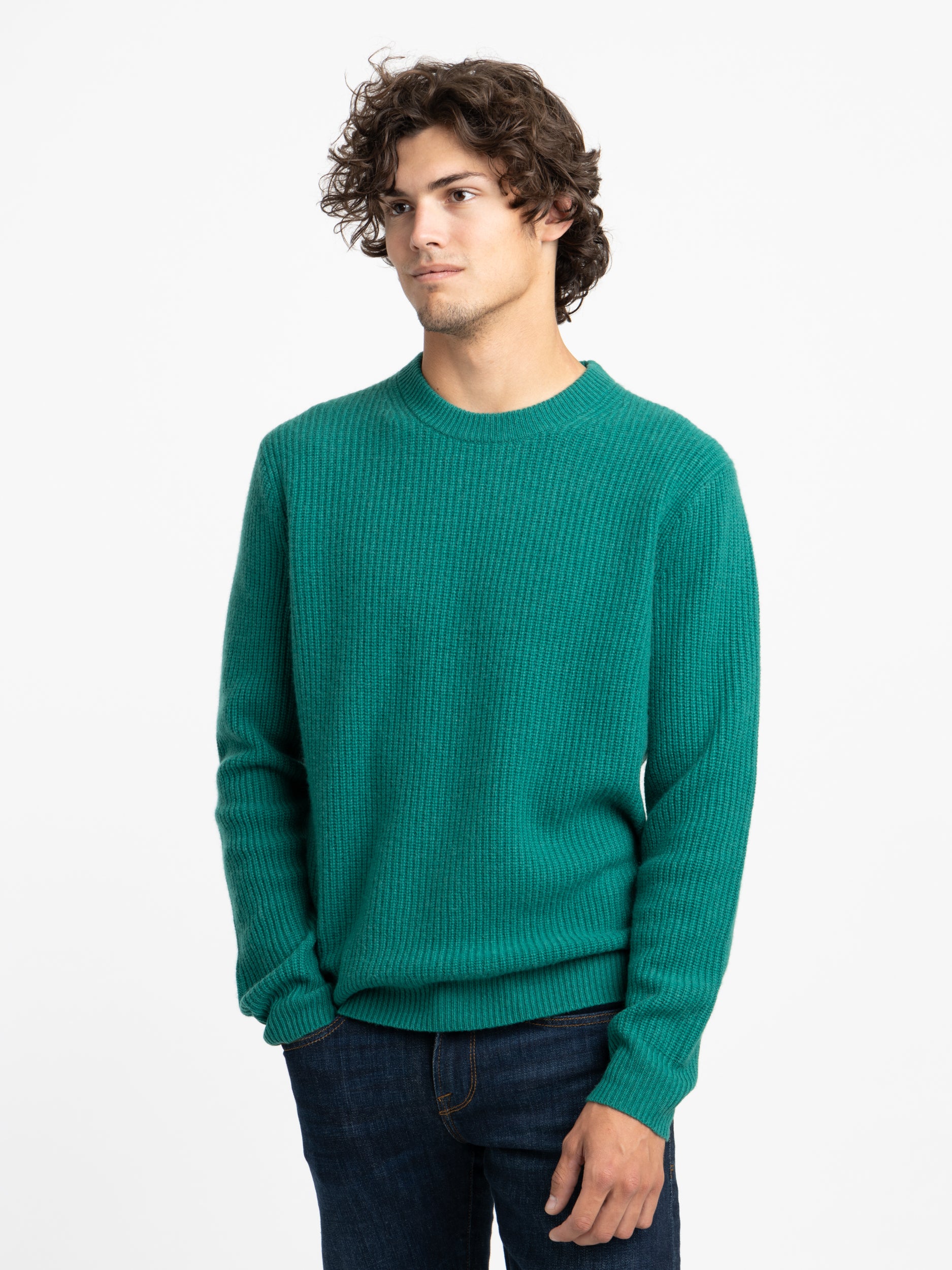 Jordan Ribbed Brushed Cashmere Sweater – The Helm Clothing